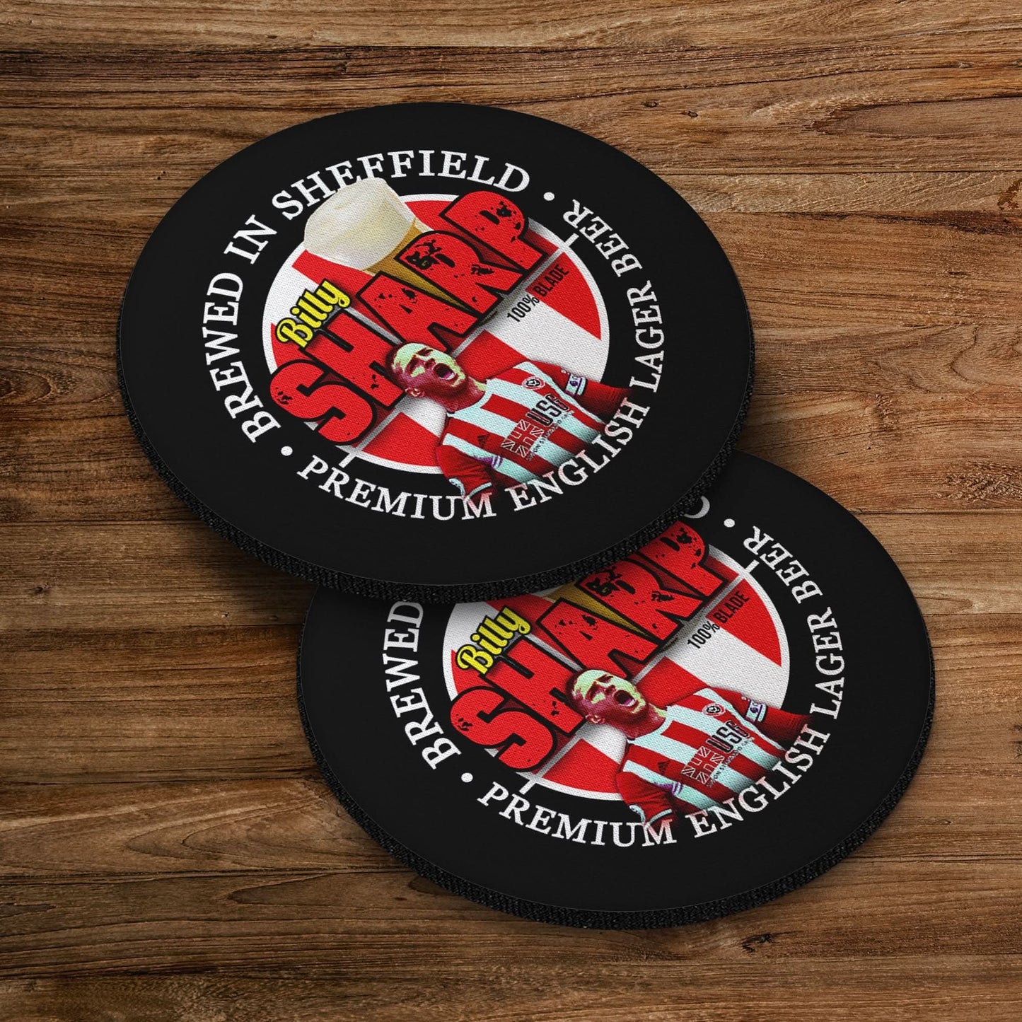 Sheffield Billy Sharp - Football Coaster - Square Or Circle