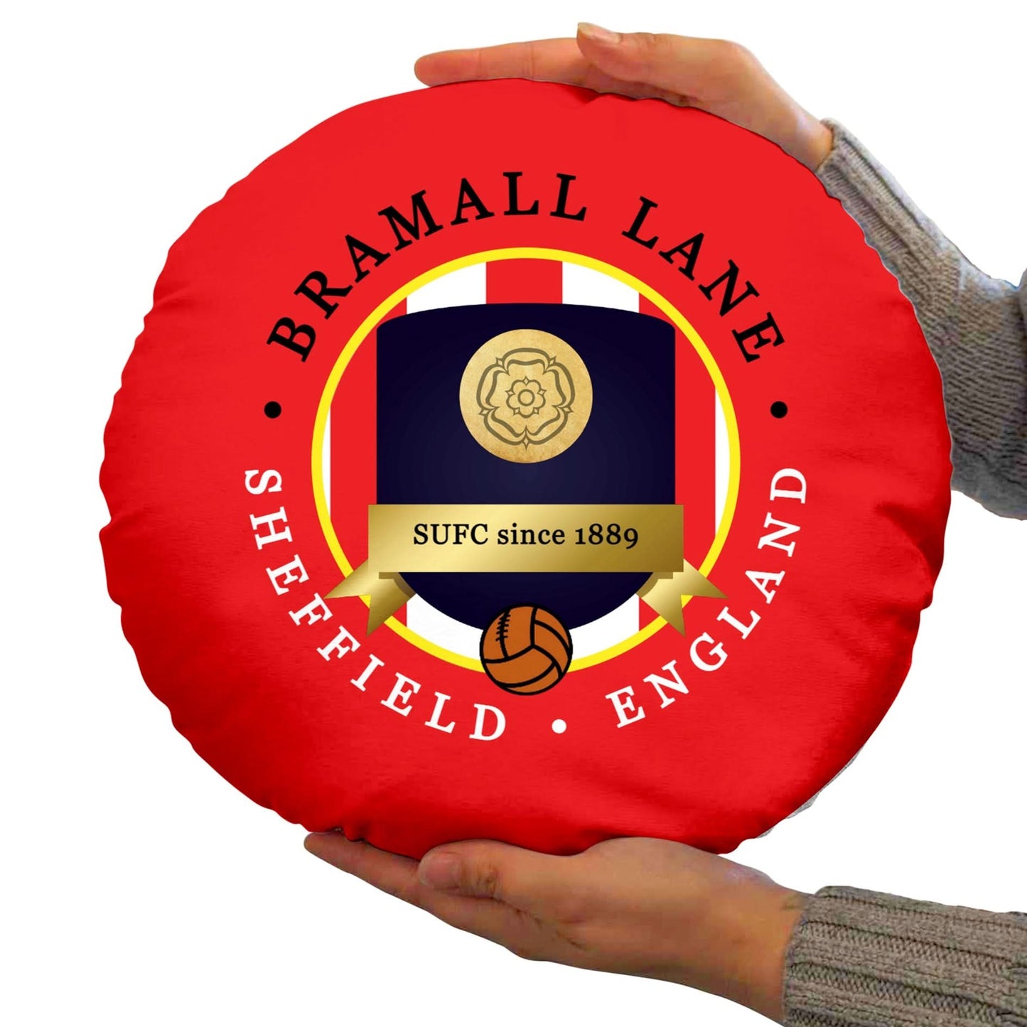 Sheffield Bramall Lane - Football Legends - Circle Cushion 14"