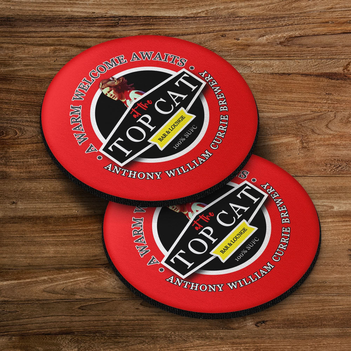 Sheffield Tony Currie - Football Coaster - Square Or Circle