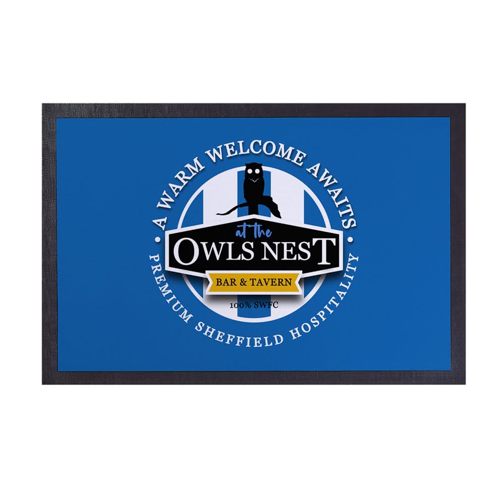 Wednesday Owls Nest - Football Legends - Door Mat -60cm X 40cm