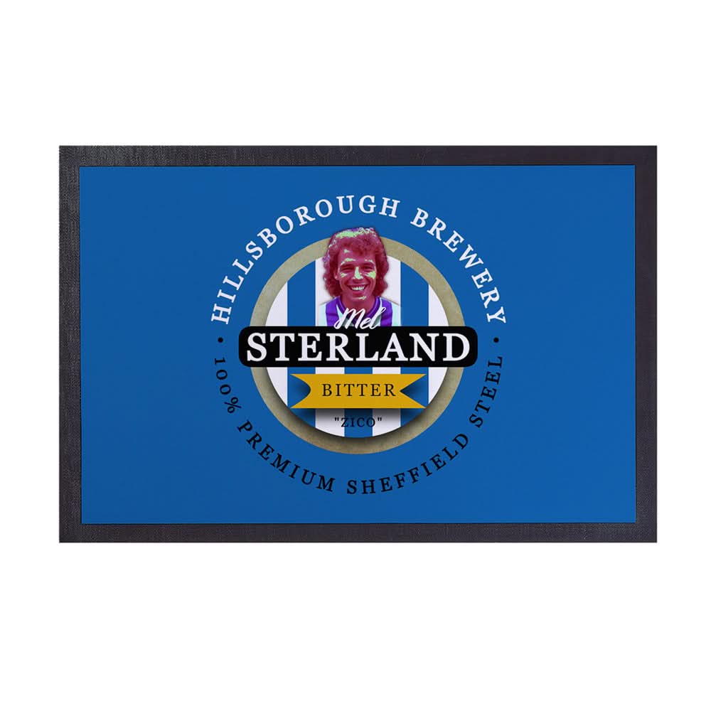 Wednesday Sterland - Football Legends - Door Mat -60cm X 40cm
