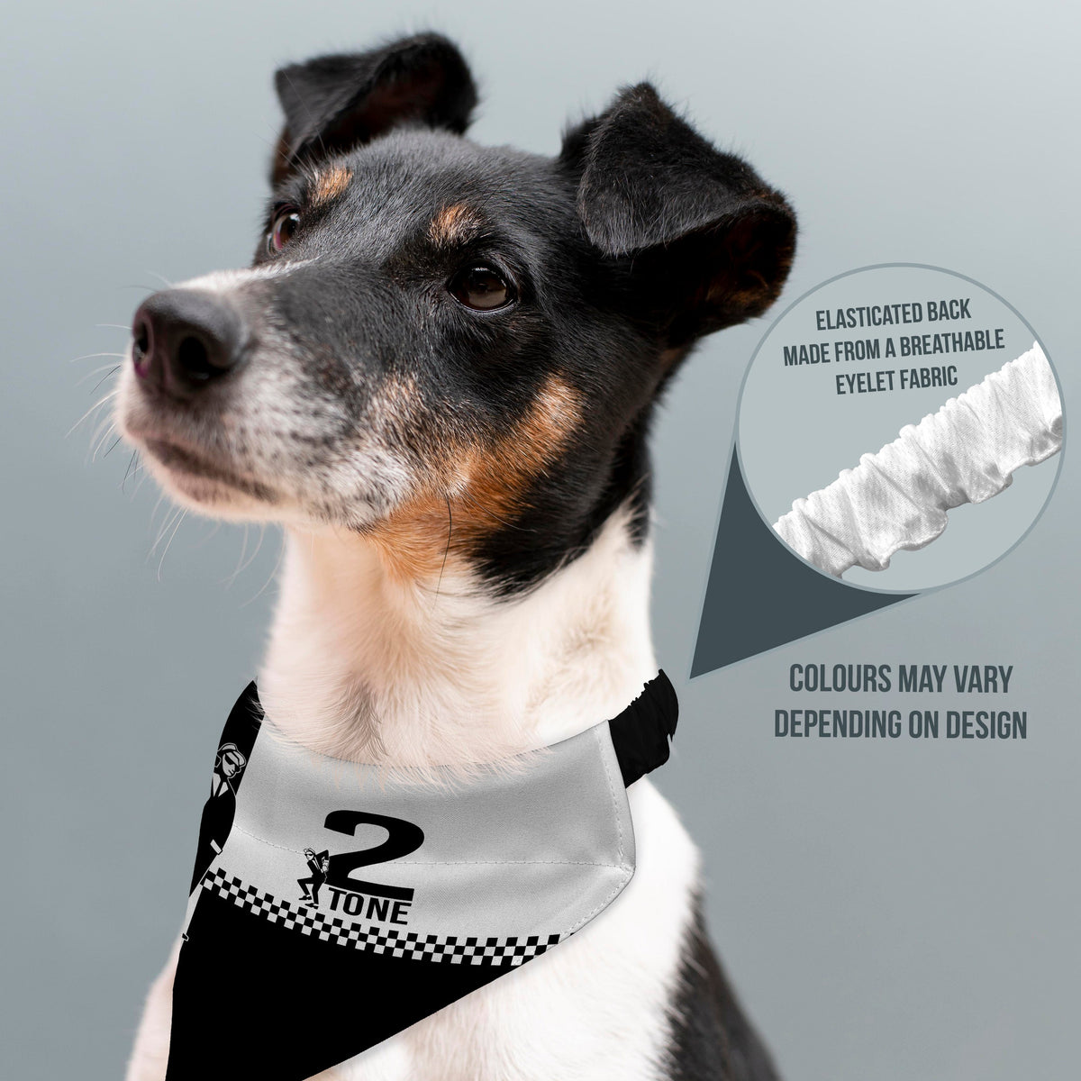 Ska 2 Tone - Dog Bandana - 4 Sizes