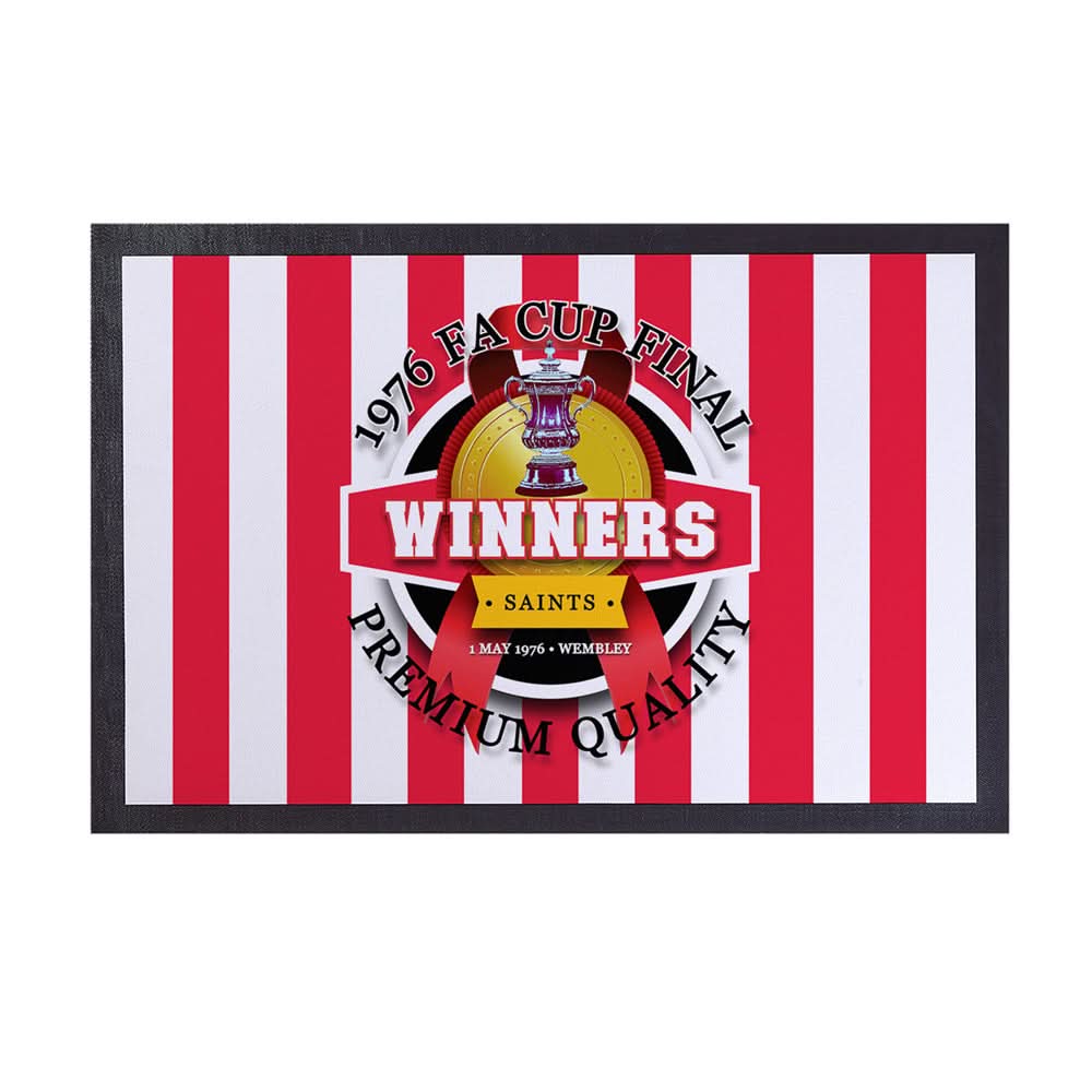 Soton FA Cup - Football Legends - Door Mat -60cm X 40cm