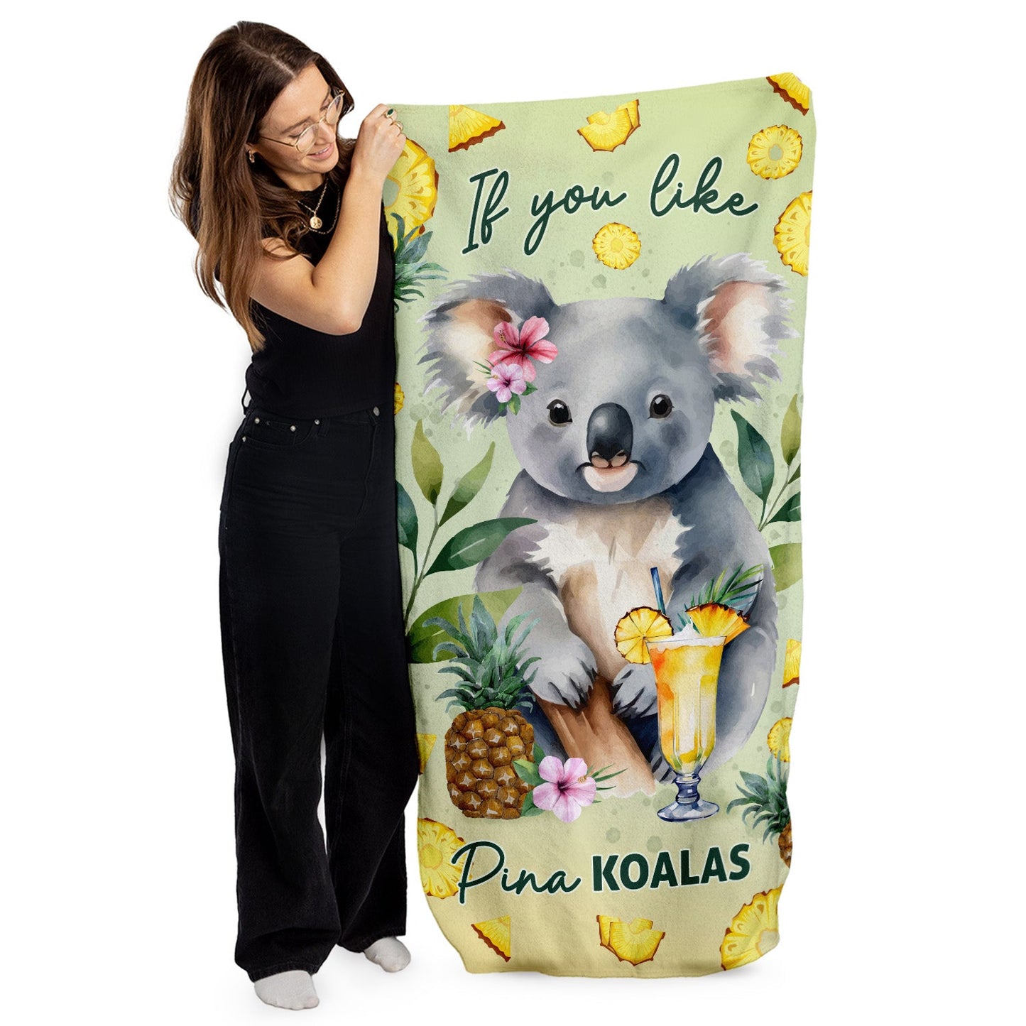 Pina Koalas - Beach Towel