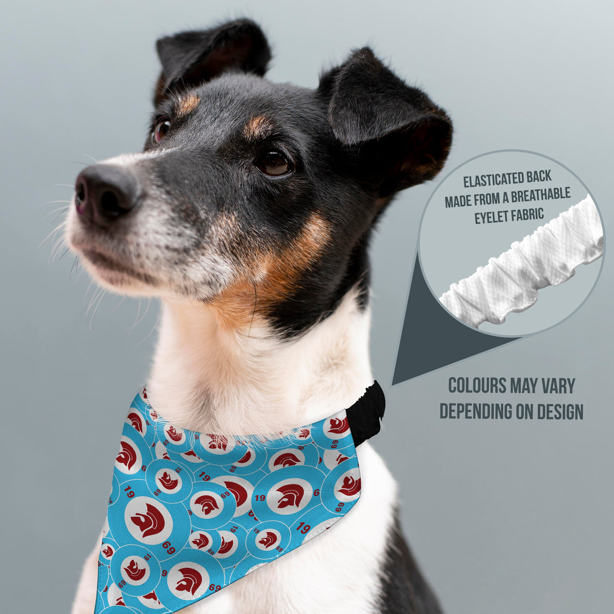 Trojan Claret & Blue - Dog Bandana - 4 Sizes