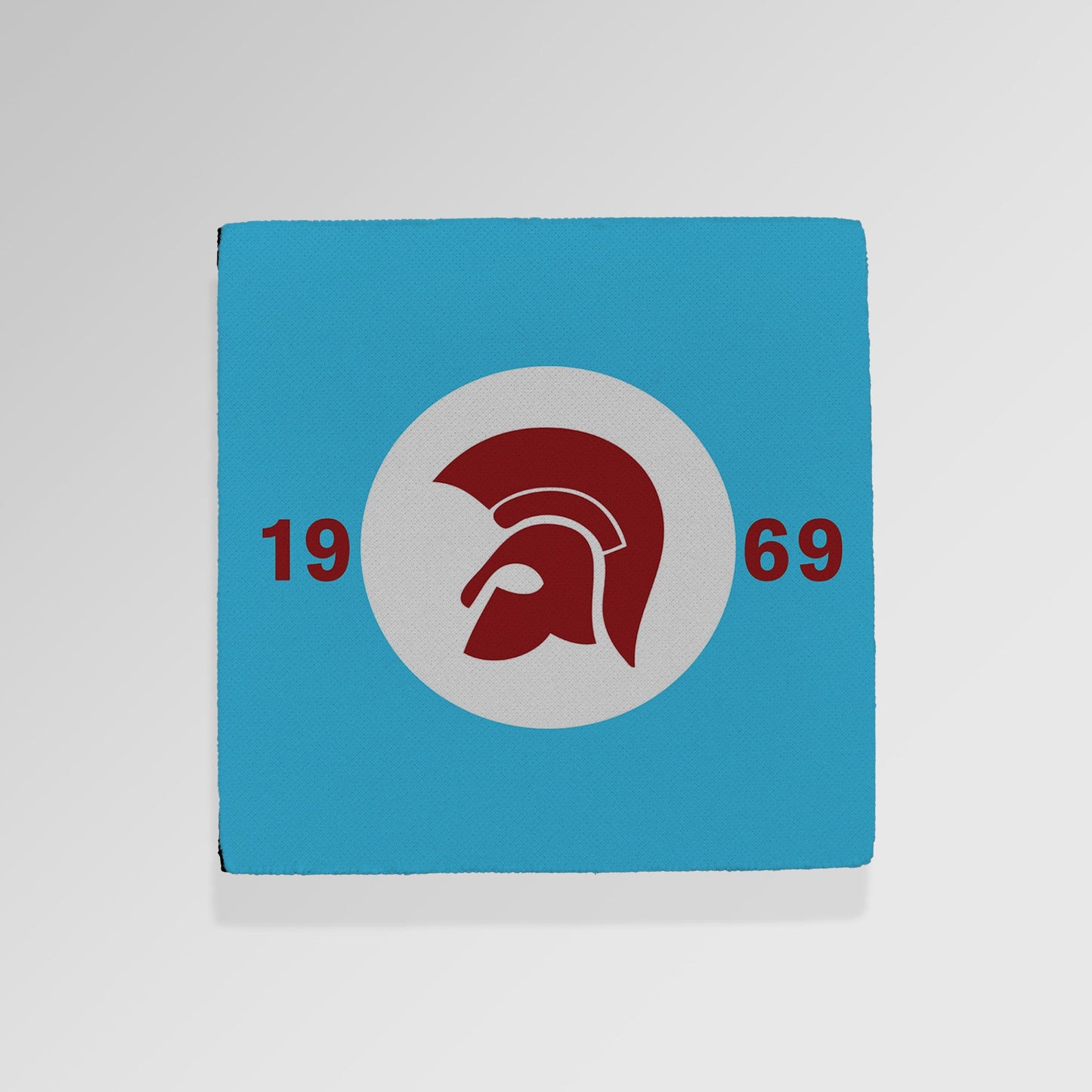 Trojan Claret & Blue - Drinks Coaster - Round or Square