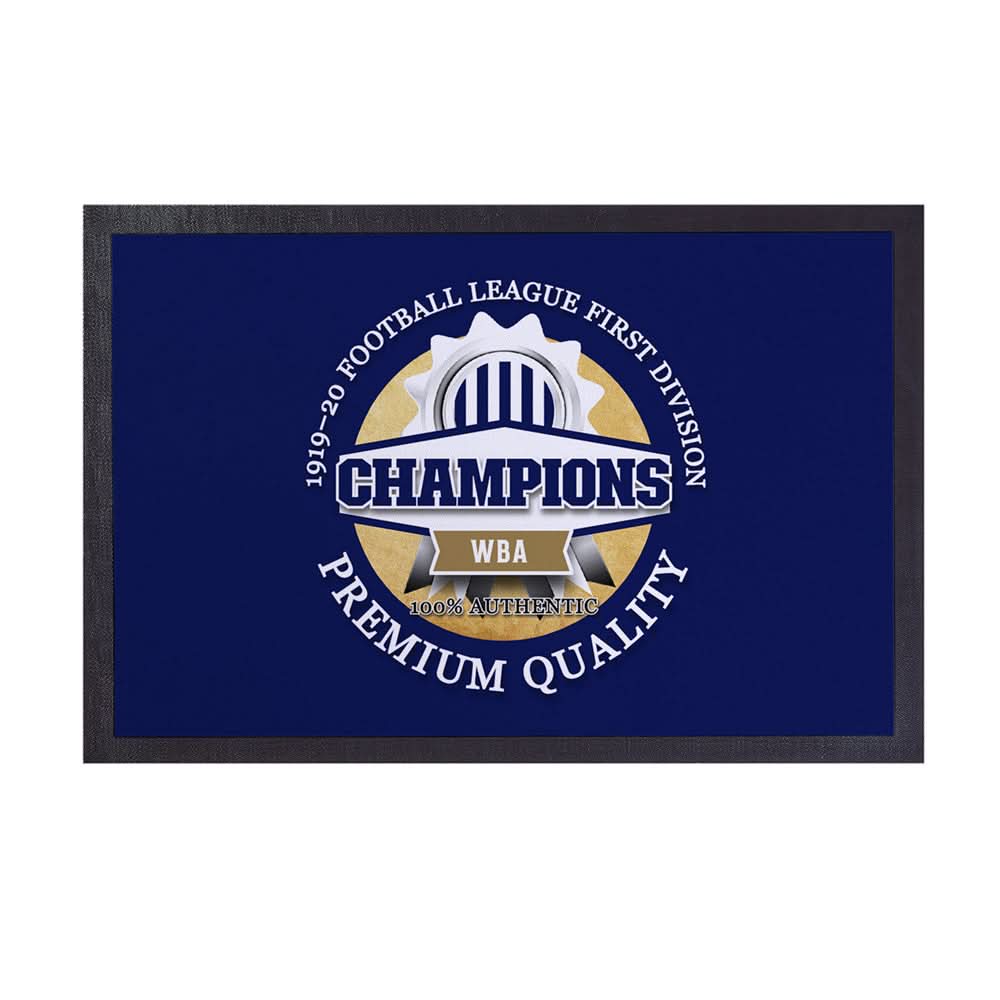 West Brom Champions - Football Legends - Door Mat -60cm X 40cm