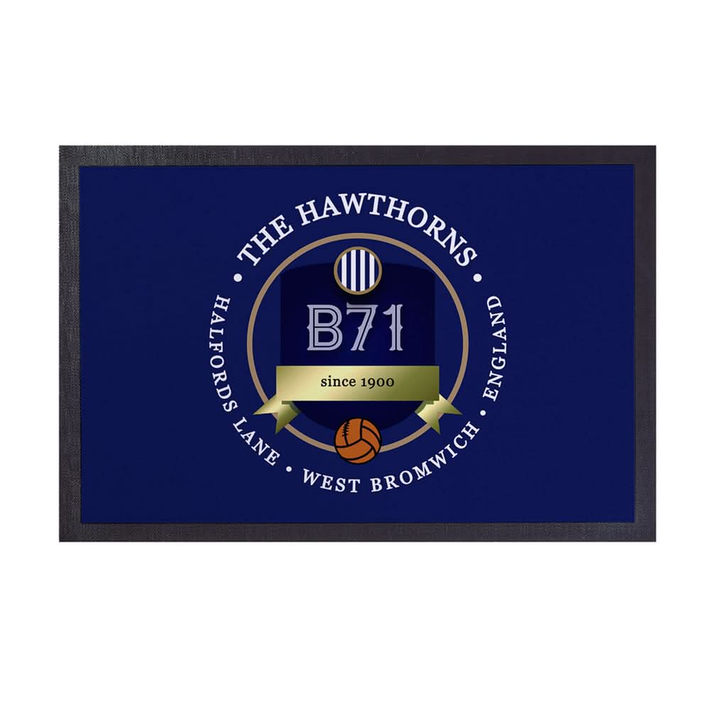 West Brom Hawthorns - Football Legends - Door Mat -60cm X 40cm