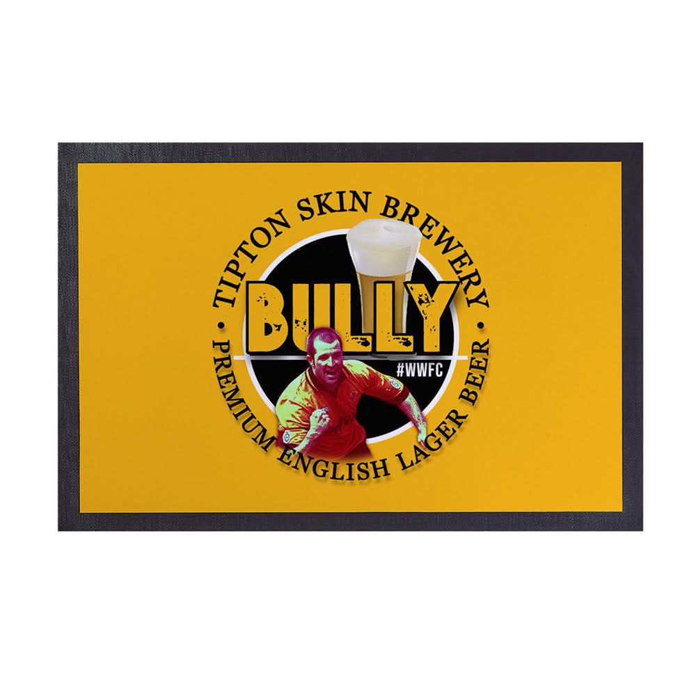 Wolverhampton Steve Bull - Football Legends - Door Mat -60cm X 40cm