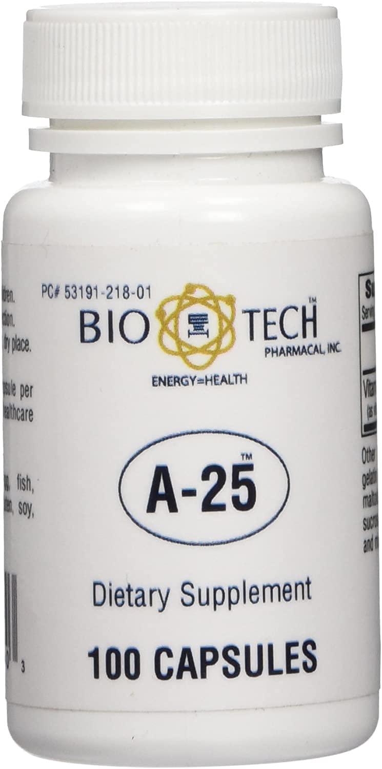 A-25 Vitamin A Palmitate โ 100 Capsules for Vision & Immune Support