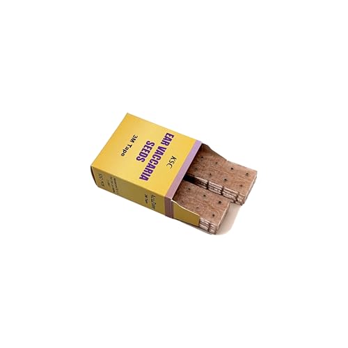 Acuzone Ear Vaccaria Seed (100pcs per Box) โ 2 mm Natural Ear Seeds with 3M Tape