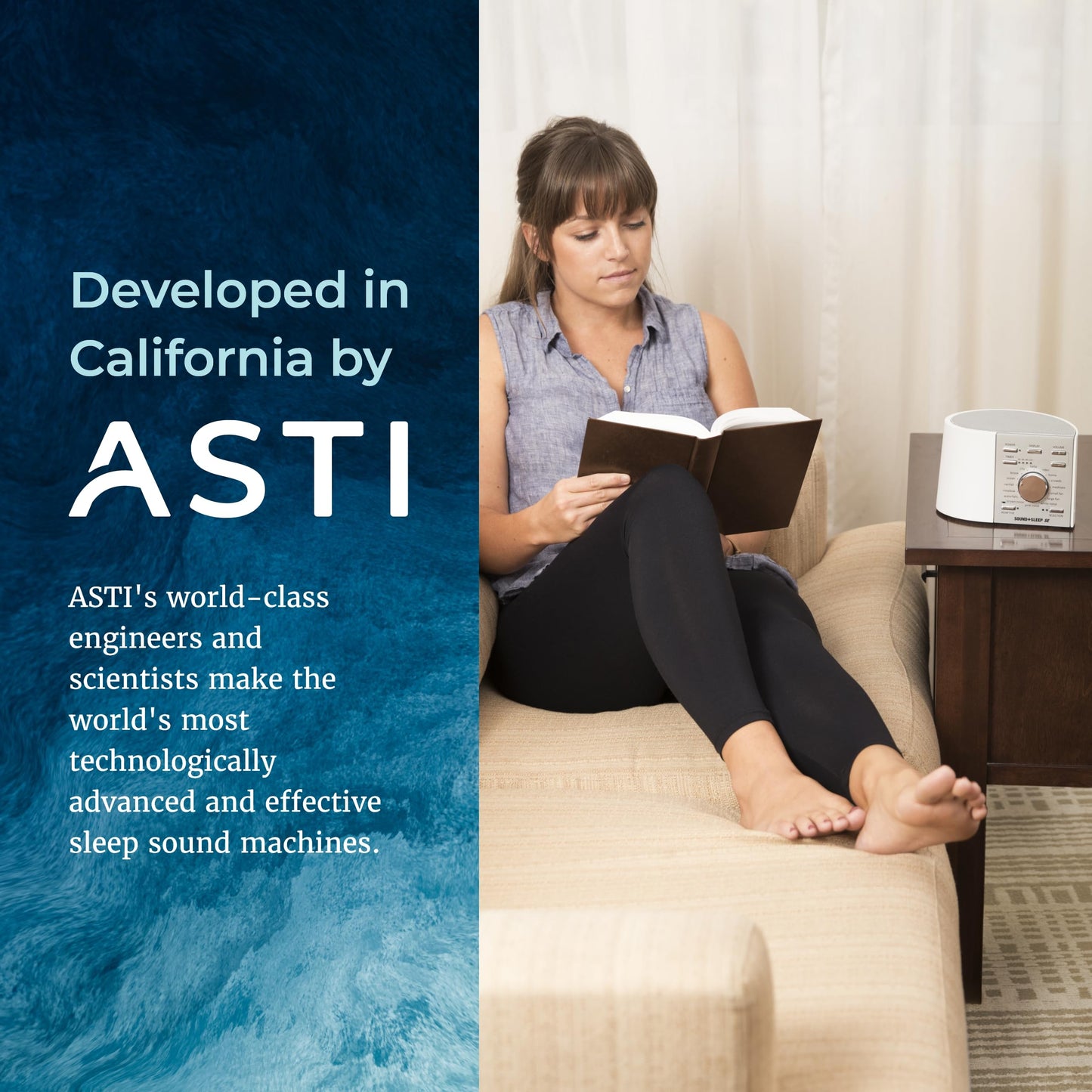 Adaptive Sound Technologies Sound Sleep SE Noise Machine β White Noise & Nature Sounds for Sleep