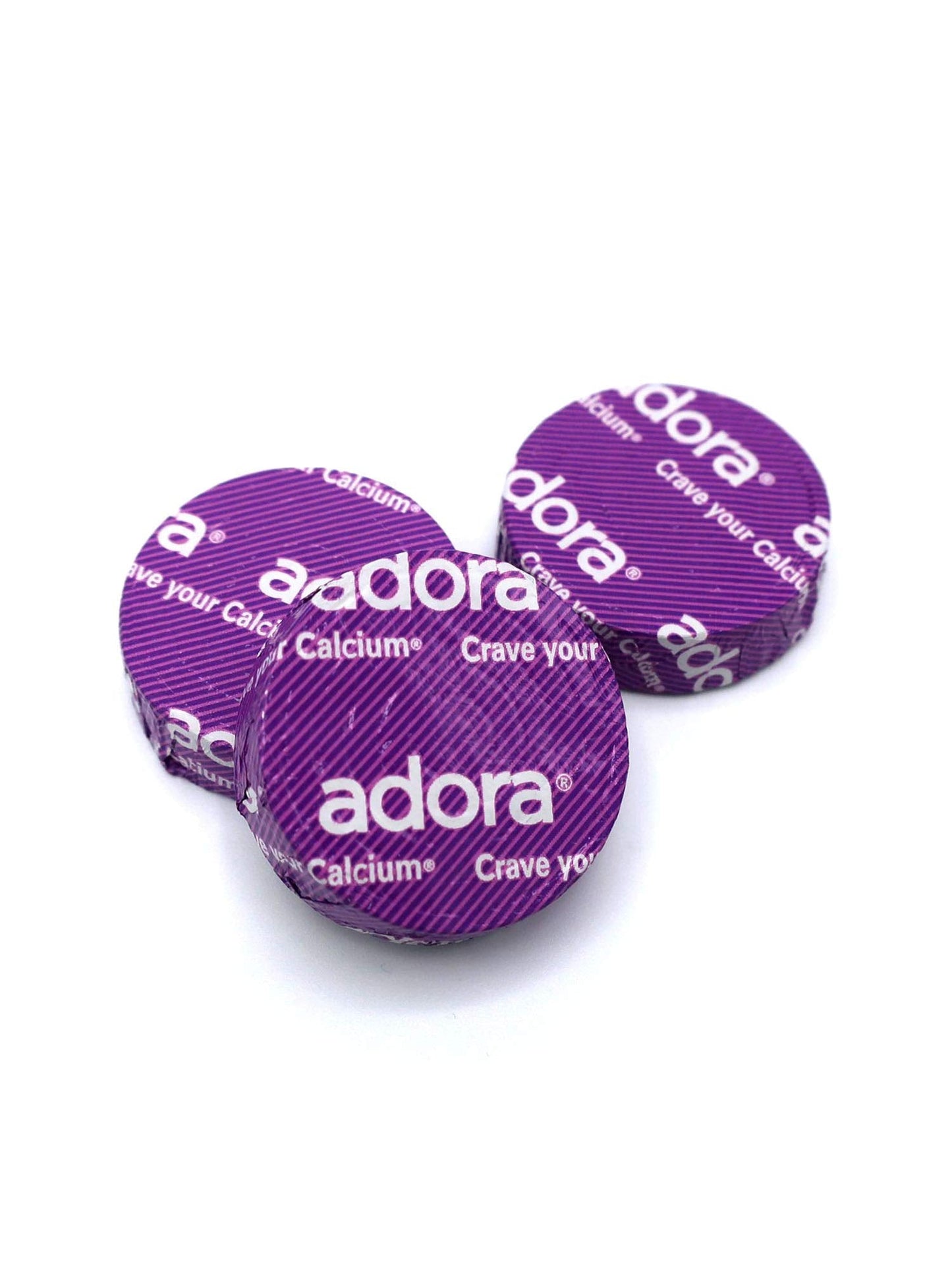 Adora Calcium Supplement Disk โ Organic Dark Chocolate, 30 Count | 500 mg Calcium