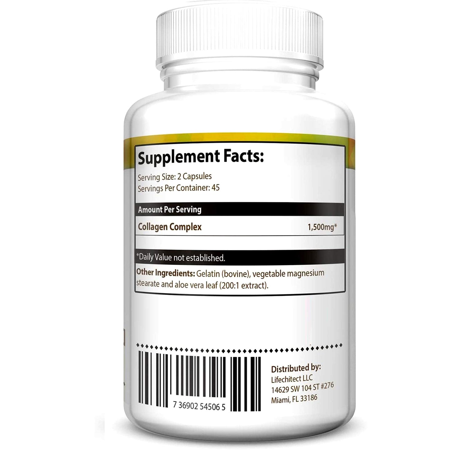 Advanced Collagen+ for Women – 90 Capsules (1500mg) Hydrolyzed Collagen for Skin, Hair & Nails