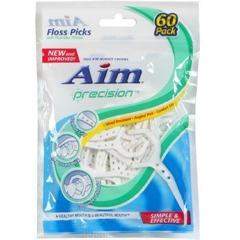 Aim Precision Floss Picks, 60-ct Packs (Pack of 5) โ Oral Care