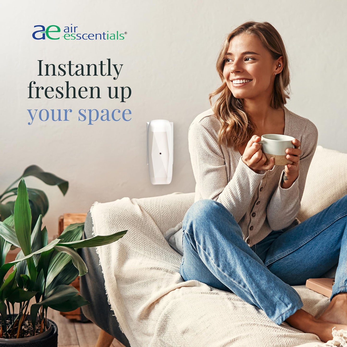 Air Esscentials The Diamond Smart Scent Air Machine β Bluetooth App-Controlled, 500 sq ft