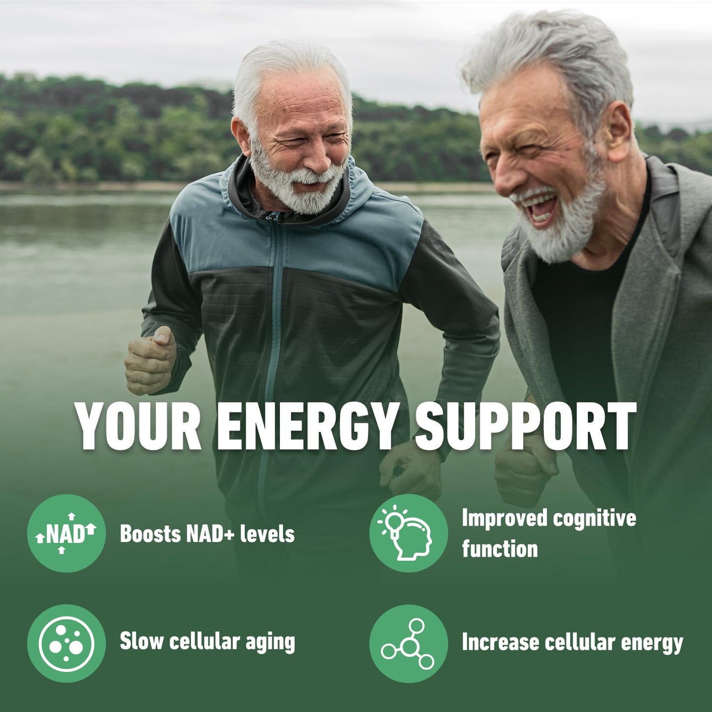 Airboy Liposomal Nicotinamide Riboside 900 mg โ NAD+ Support with Resveratrol & Quercetin | 80 Capsules (2 Pack)