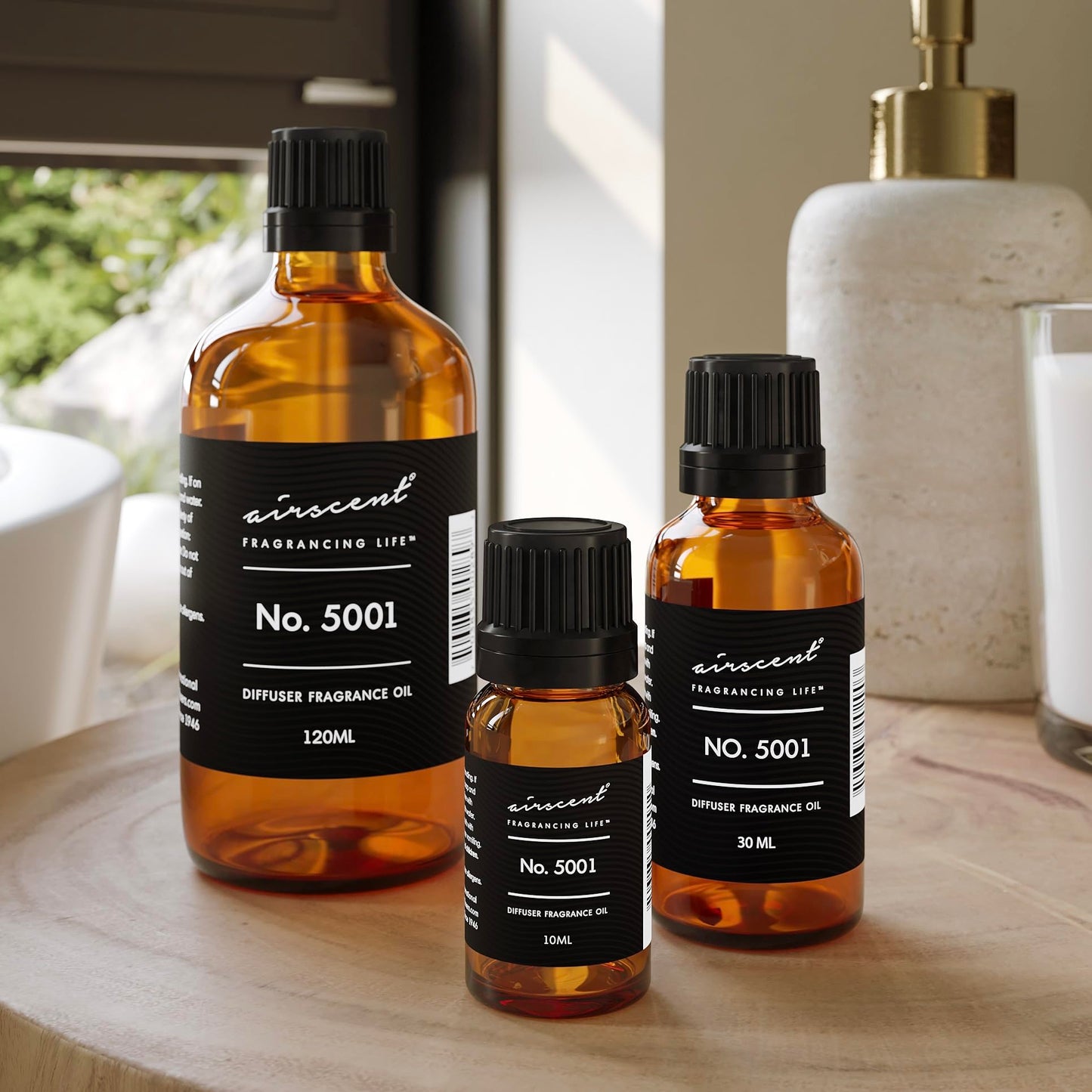 AirScent Baccarat Rouge Inspired Diffuser Oil - Premium Fragrance Oil 120 mL (4 fl oz) - Diffuser & Crafting