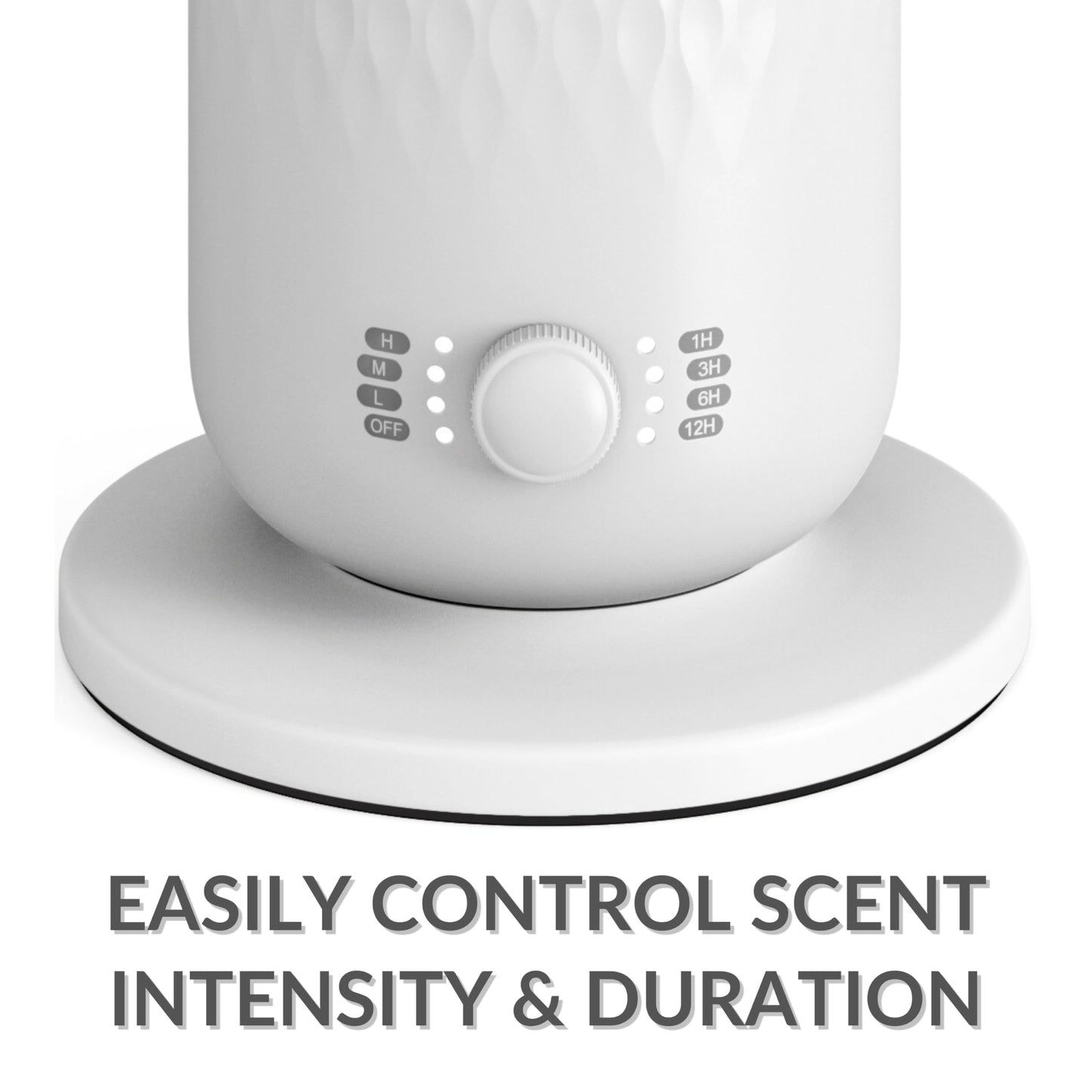 AirScent Waterless Diffuser โ 4.05 oz White, Fragrance Oil Not Included