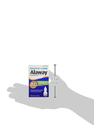 Alaway Antihistamine Eye Drops β Fast-Acting Itch Relief Up to 12 Hours (0.34 fl oz)
