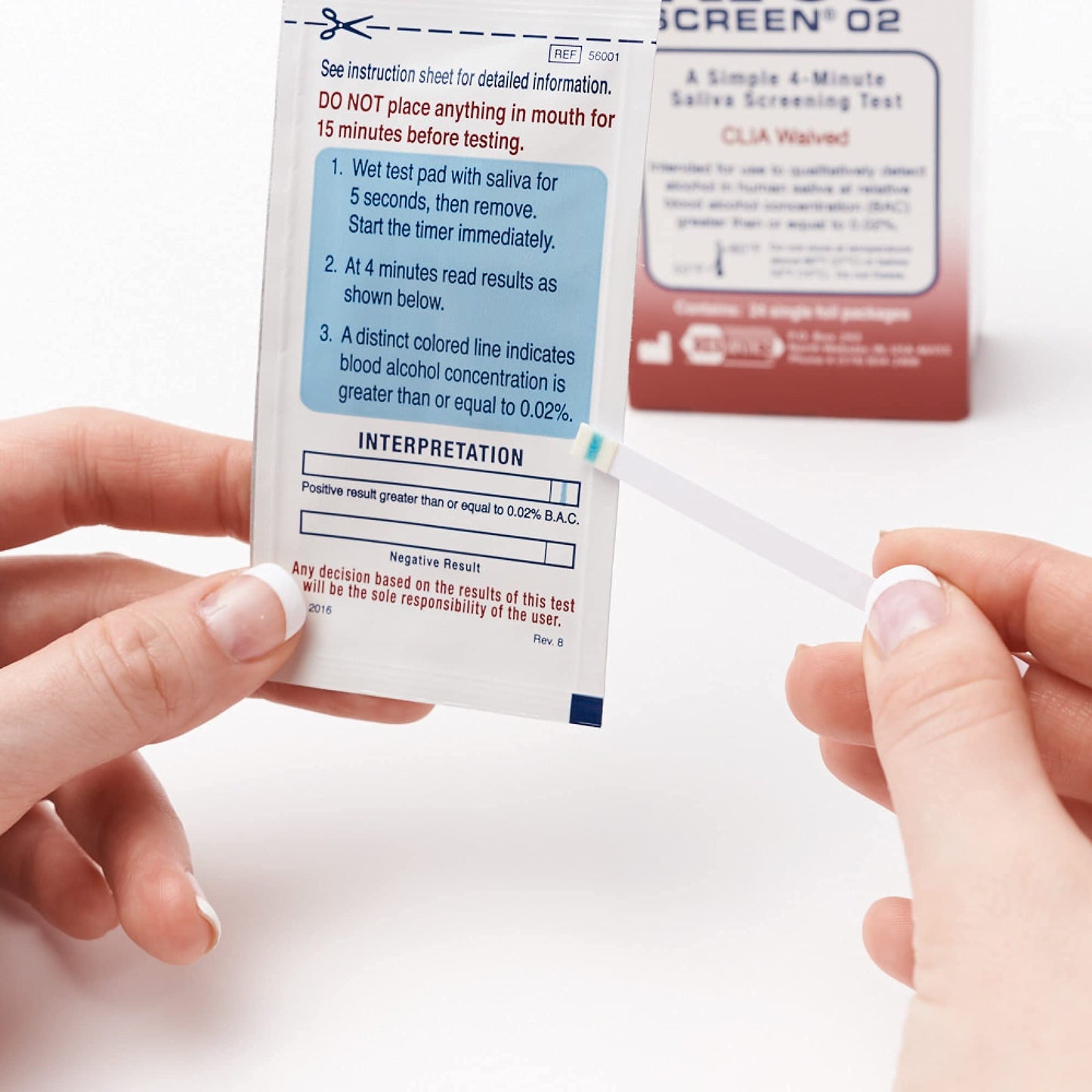 AlcoScreen Saliva Alcohol Screen Test (Pack of 24) โ Rapid Detection