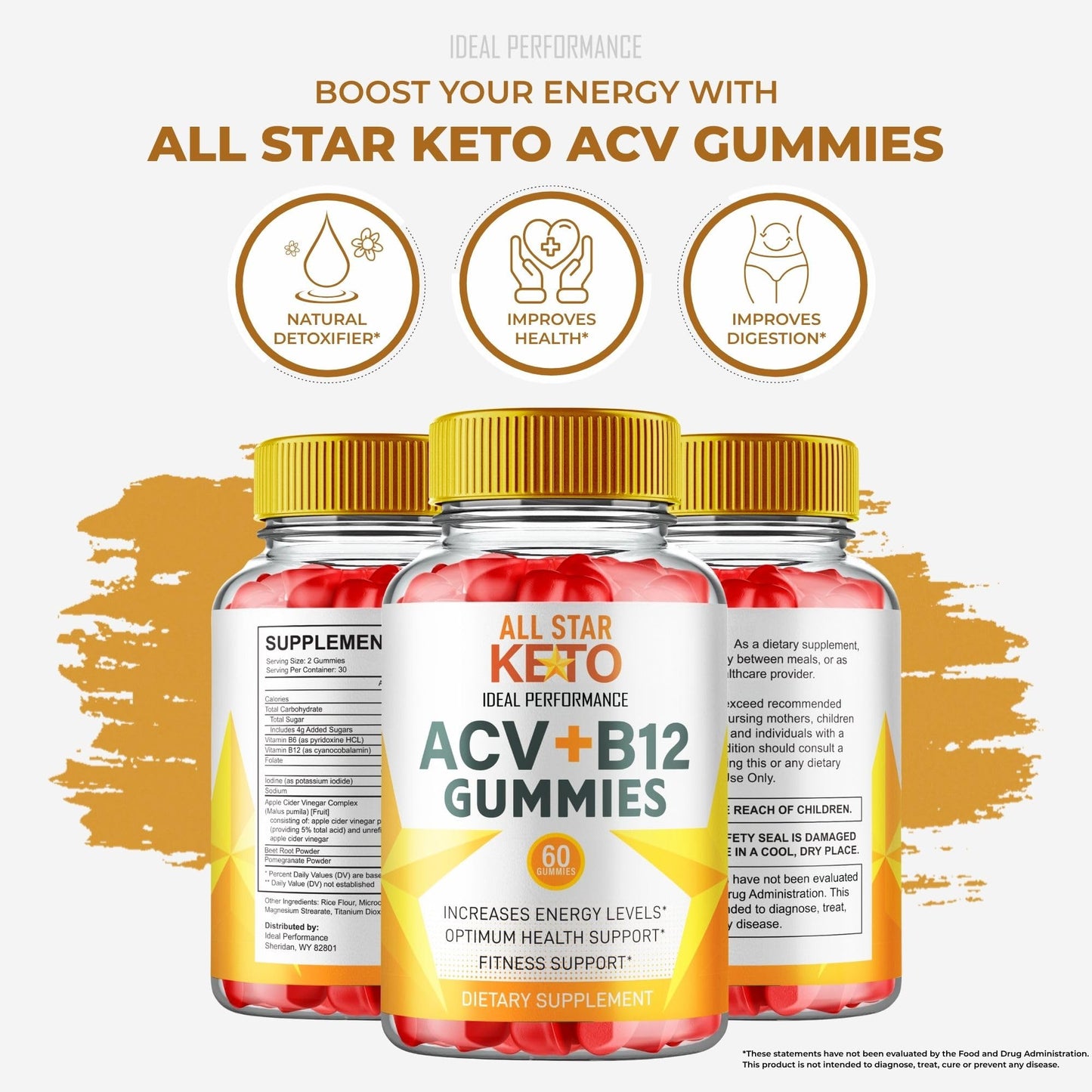 All Star Keto Gummies โ Maximum Strength Keto+ACV Gummy (2 Pack)