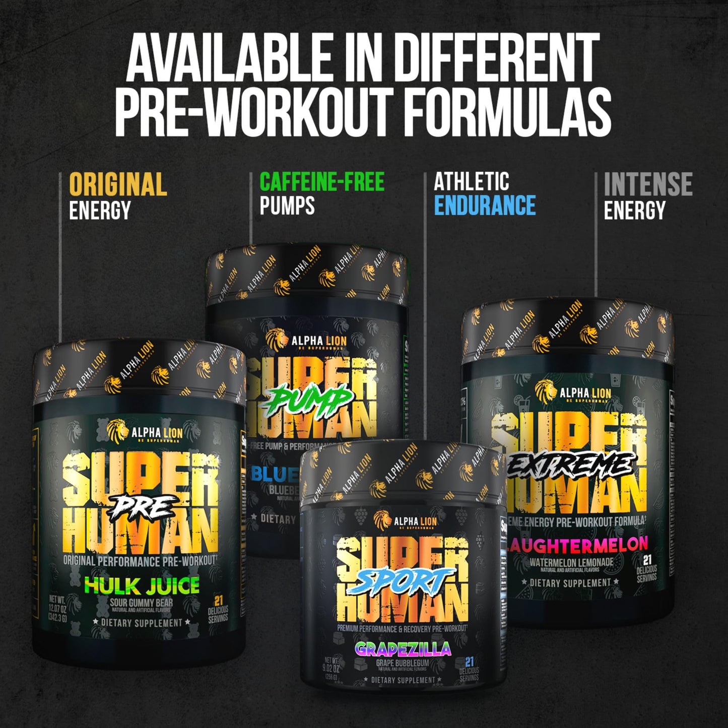 ALPHA LION Superhuman Burn β 2-in-1 Metabolism Booster Pre Workout & Thermogenic Fat Burner for Men | 21 Servings | Sweet Black Cherry