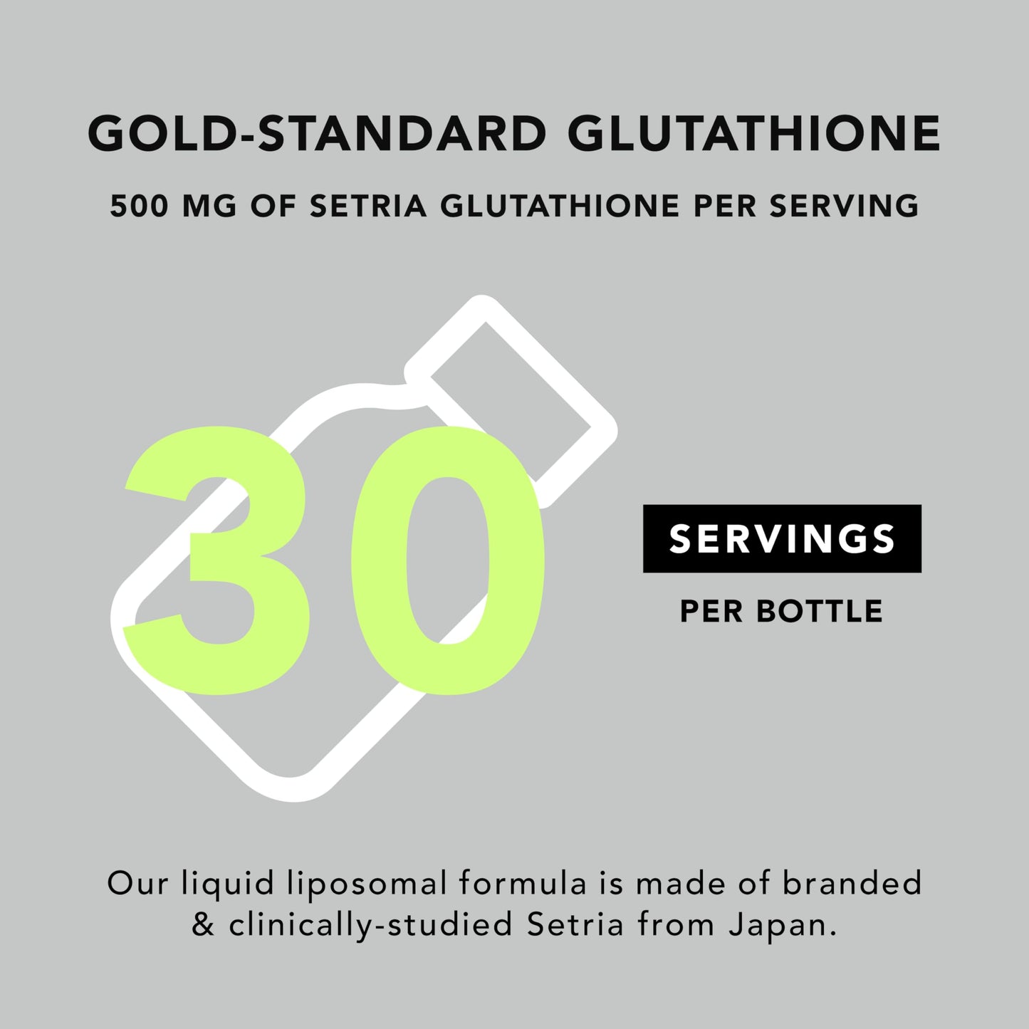AMANDEAN Liposomal Glutathione 500mg (Setria) โ Immune Support & Brain Health