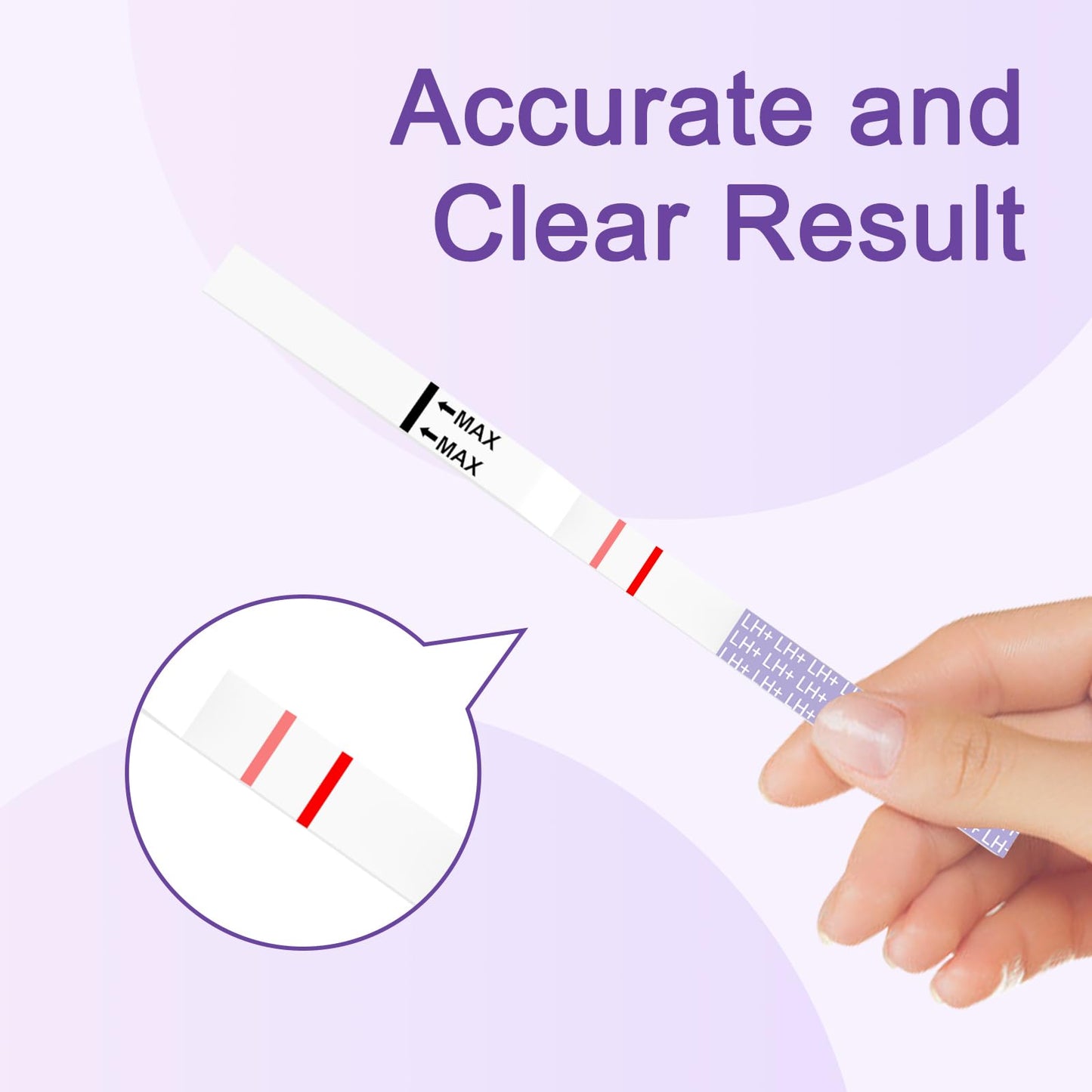 Ovulation Test Strips with Cups โ Amazewell LH Kit, 50 Pcs
