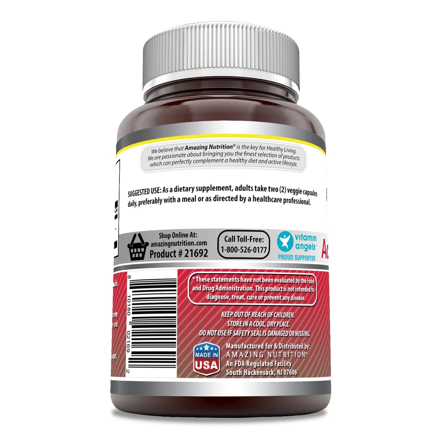 Amazing Formulas Acetyl L-Carnitine 1200 Mg โ 120 Veggie Capsules | Made in USA