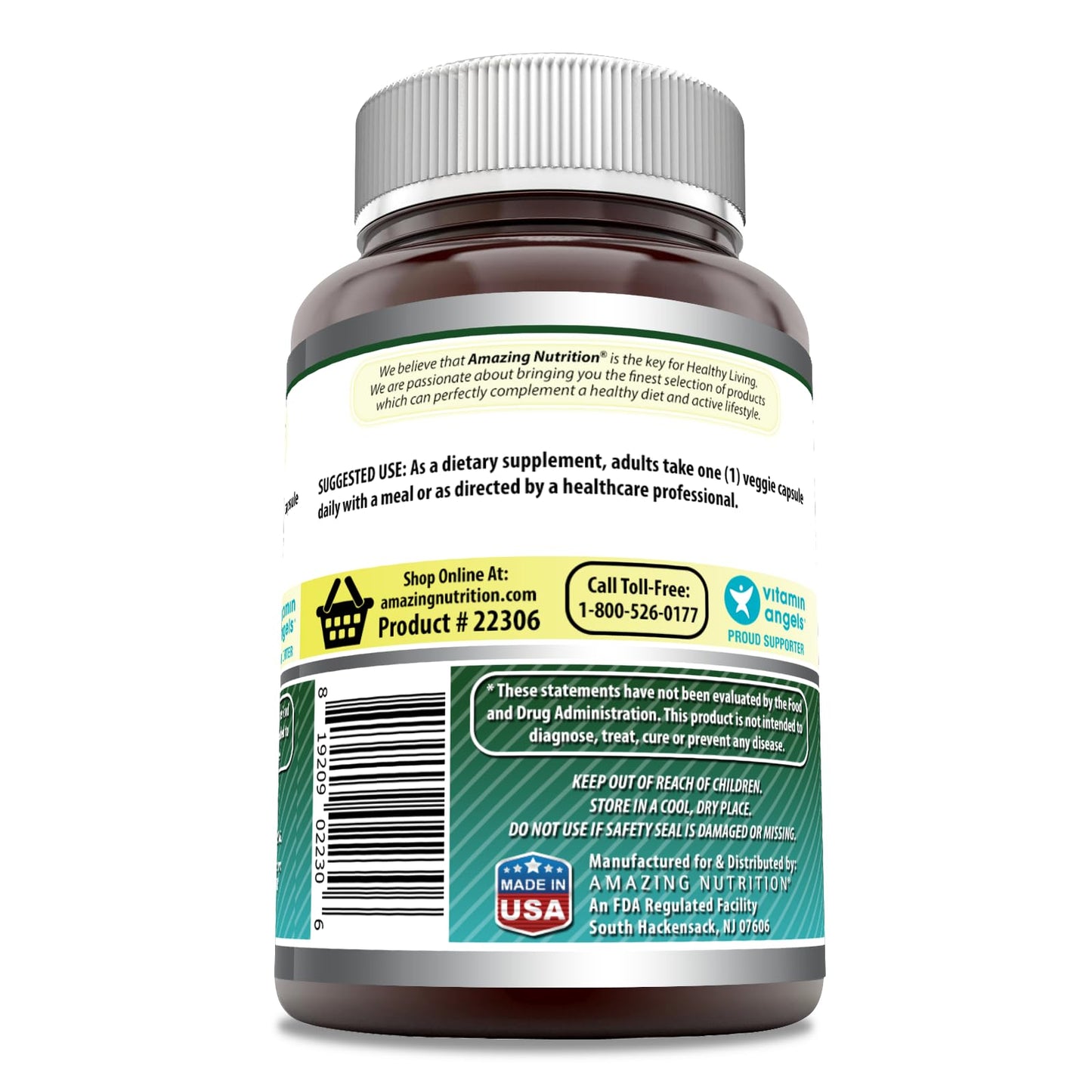 Amazing Formulas Biotin 15000 mcg โ Supports Healthy Hair, Skin & Nails | 200 Capsules (Pack of 2)
