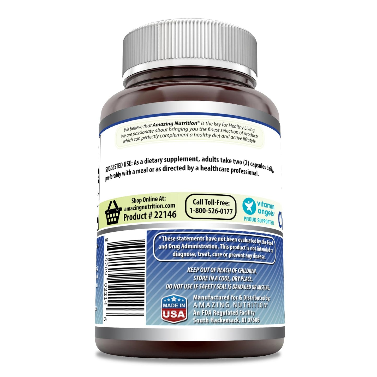 Amazing Formulas Glucosamine Chondroitin MSM 1850 mg per Serving โ Non-GMO, Gluten Free, Made in USA (120 Count)