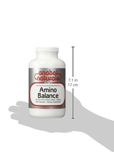 Amino Balance 500 Caps โ Free-Form Amino Acids + BCAAs for Muscle Recovery