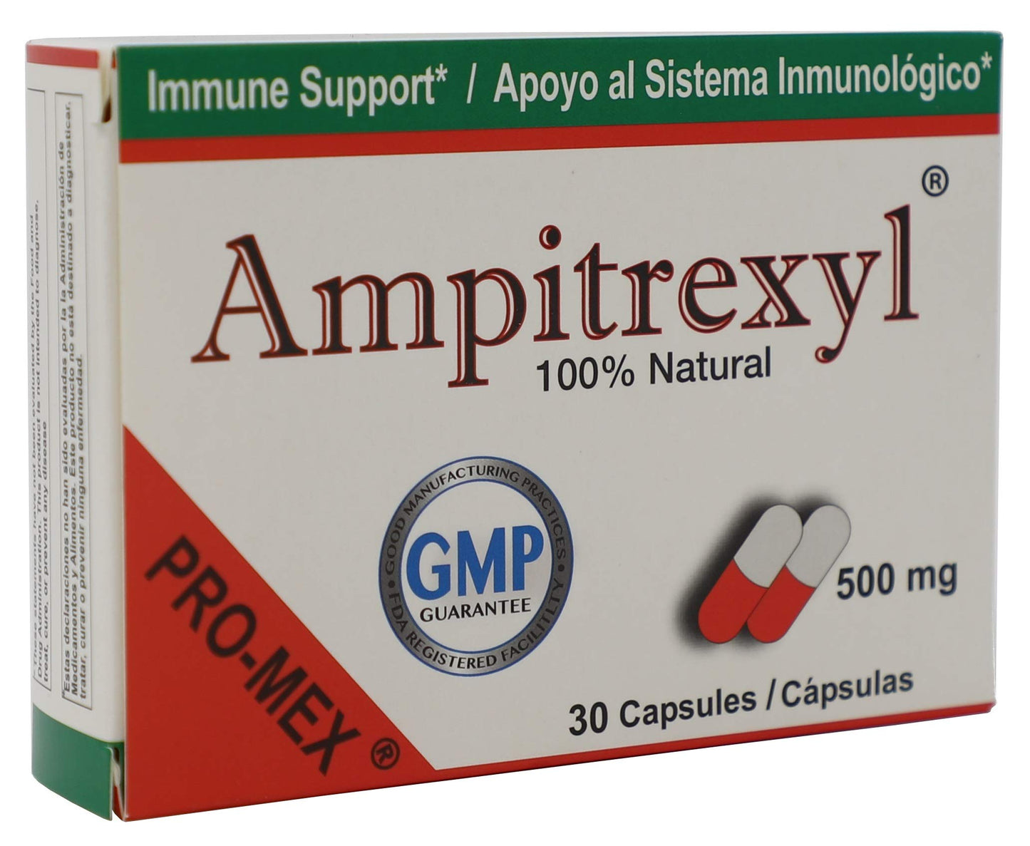 Ampitrexyl 500mg Capsules, 30 Count โ Pro-Mex LLC
