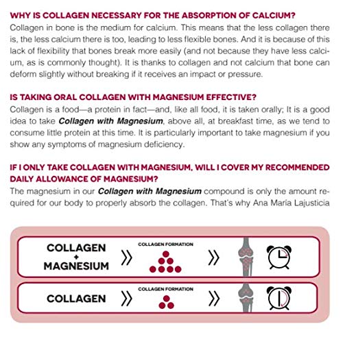 2 Pack Ana Maria LaJusticia Collagen with Magnesium โ 450 Tabs | Rejuvenate Skin, Support Nervous System, Bones & Teeth | Spain