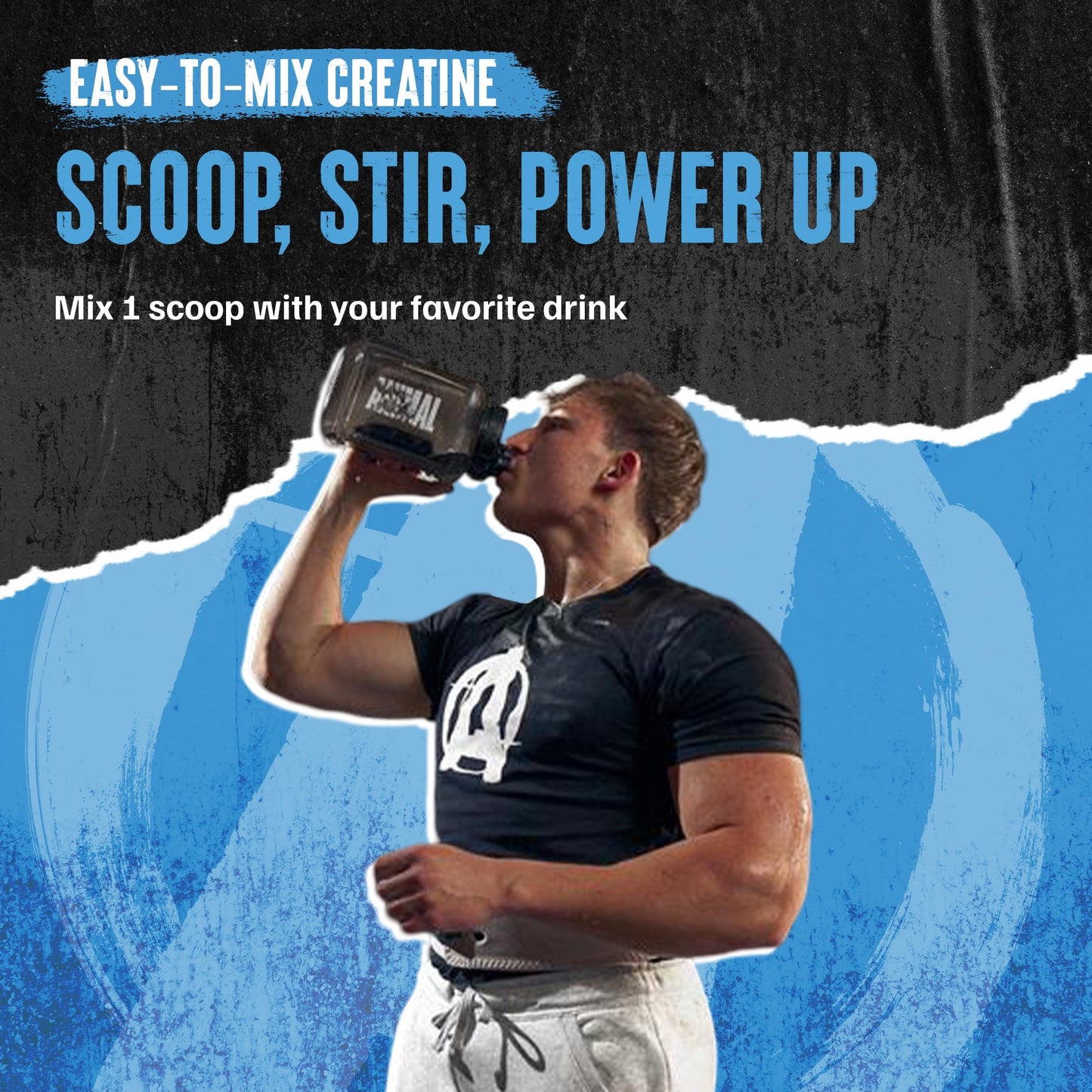 Animal Creatine Monohydrate Powder โ 300g Unflavored Micronized Creatine