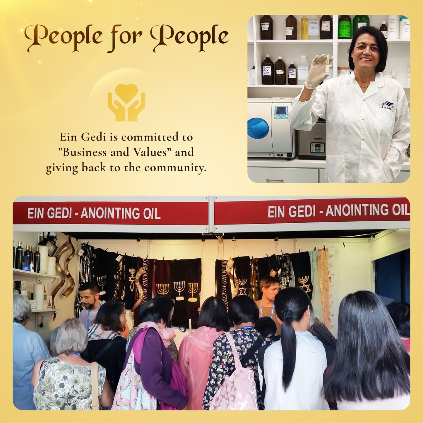 Anointing Oil for Prayer โ 3 Bottles (10ml) Frankincense, Myrrh & Spikenard | Holy Land - Ein Gedi