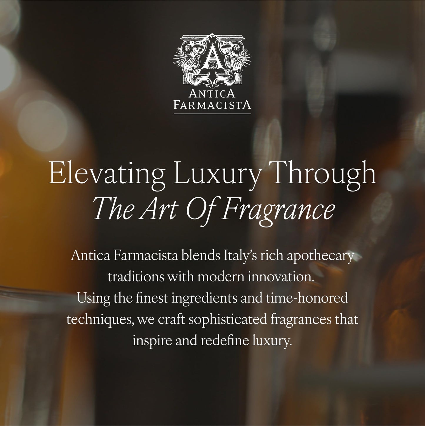 Antica Farmacista Home Ambiance Diffuser - Long-Lasting Reed Scent Diffuser - Luxury Room Freshener Gift - Warm White, 8.45 fl oz