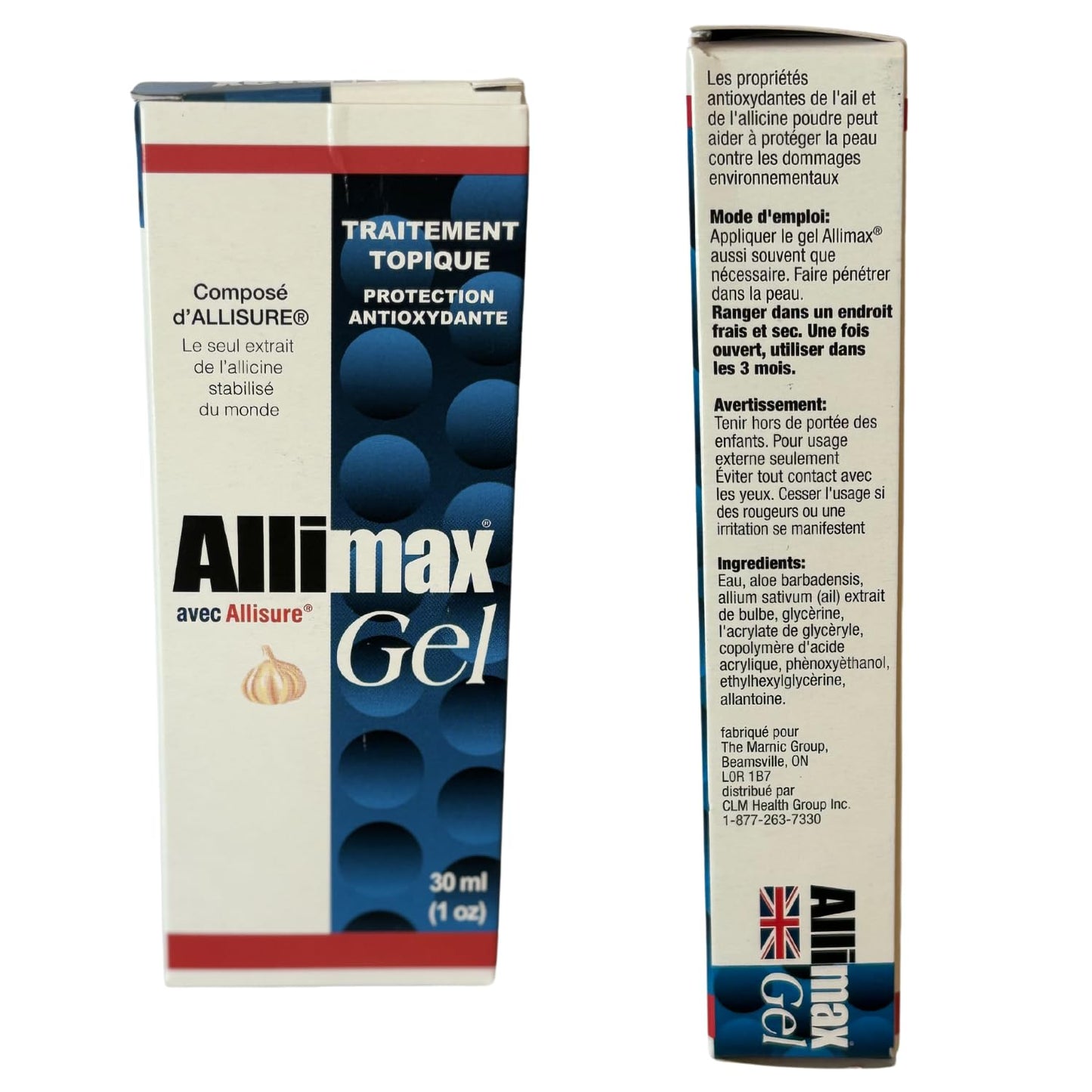 ALLIMAX Liquid Topical Gel (30mL / 1fl oz) โ Garlic Extract Natural Skincare Gel โ Unisex