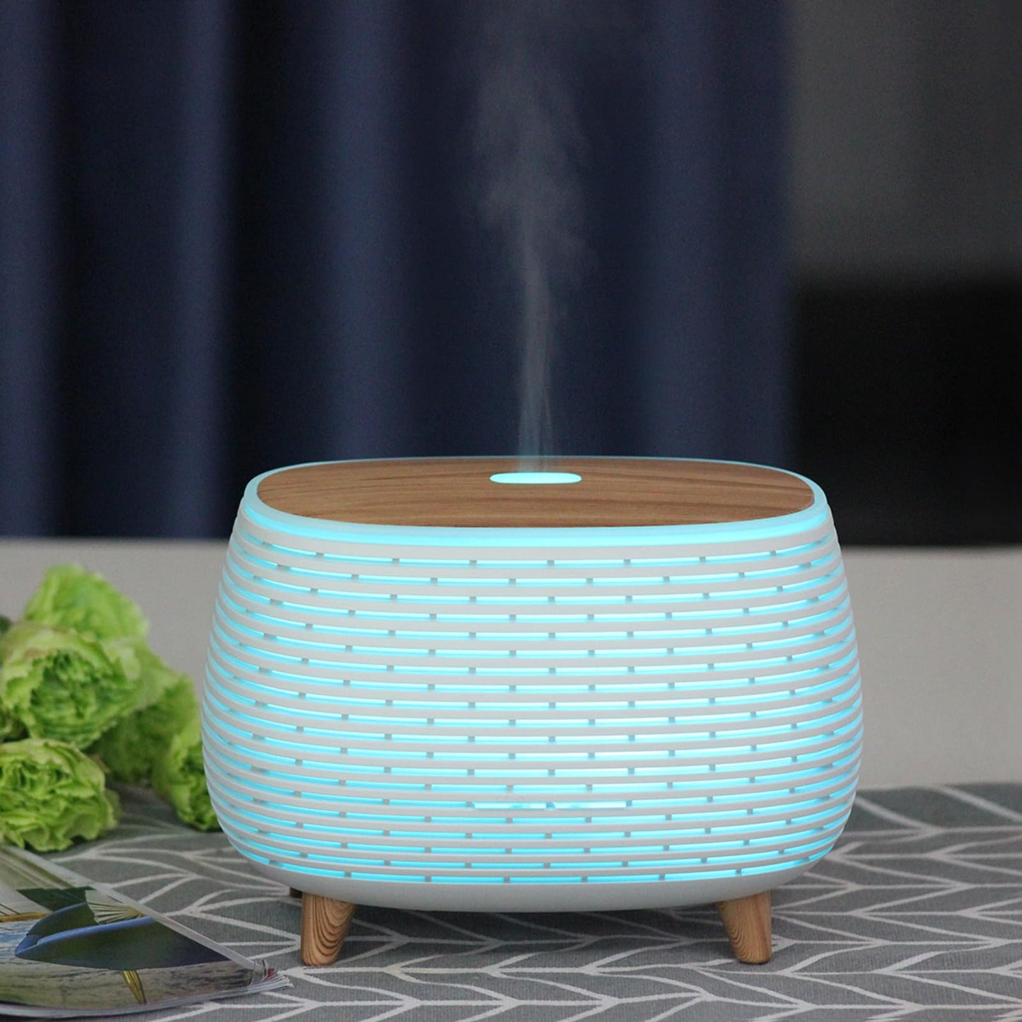 APOMATOT 2-in-1 Bluetooth Speaker & Ultrasonic Oil Diffuser β 400ml, 7-Color LED Lights