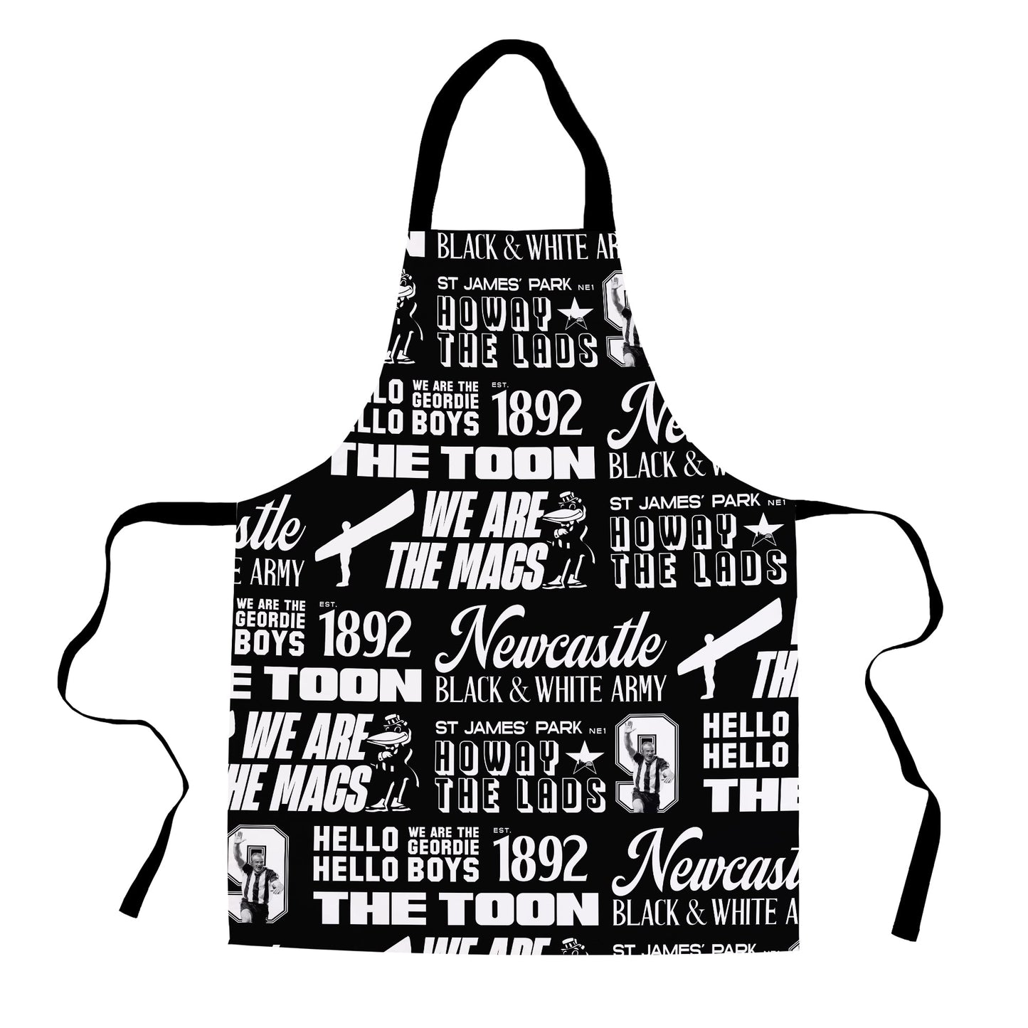Newcastle - Word Montage - Apron