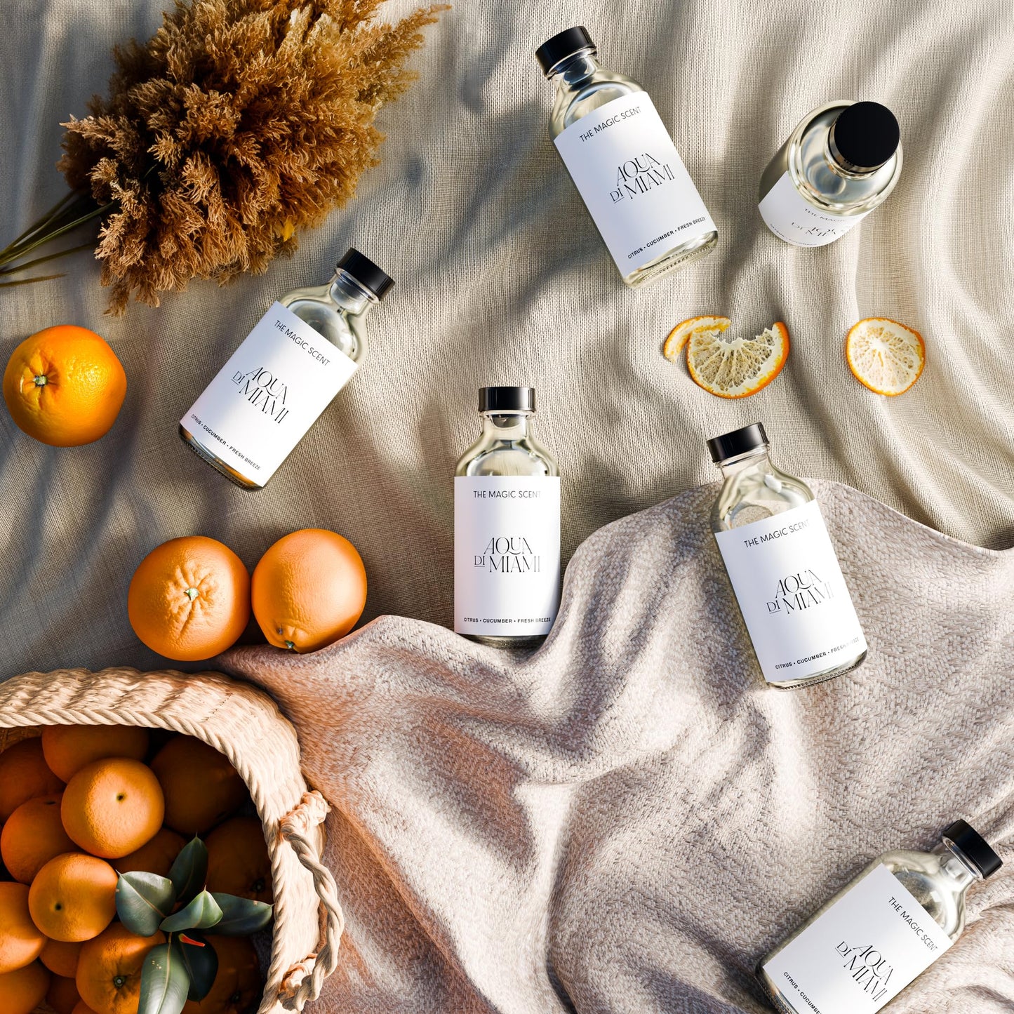 The Magic Scent Aqua di Miami Diffuser Oil โ Luxury Hotel & Home Fragrance, 4 fl oz (120 mL)