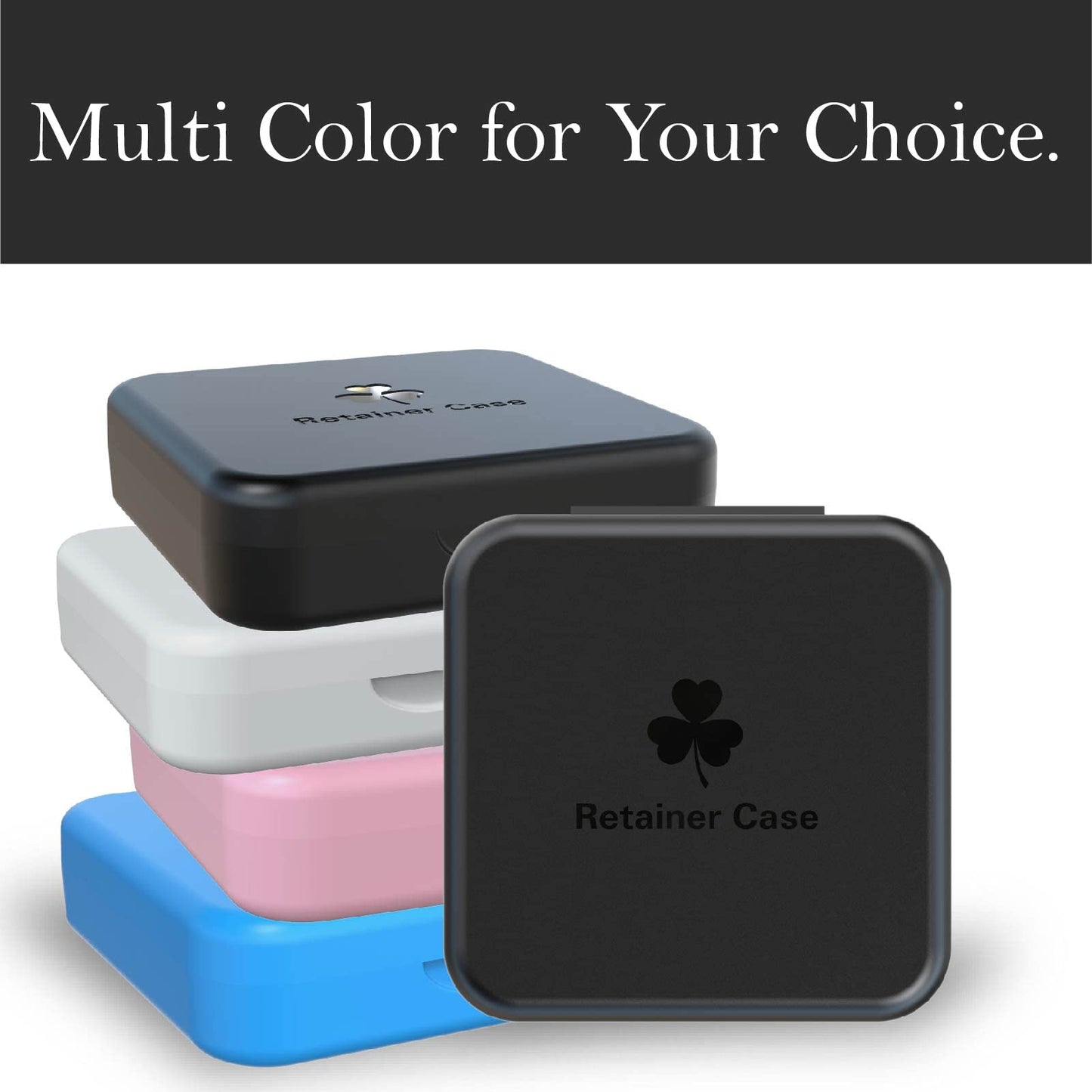 ARGOMAX Retainer Case โ Aligners Box for Invisalign Braces Box (1 Piece, Black)
