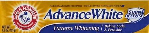 ARM & HAMMER Advance White Baking Soda & Peroxide Toothpaste โ Extreme Whitening 4.3 oz
