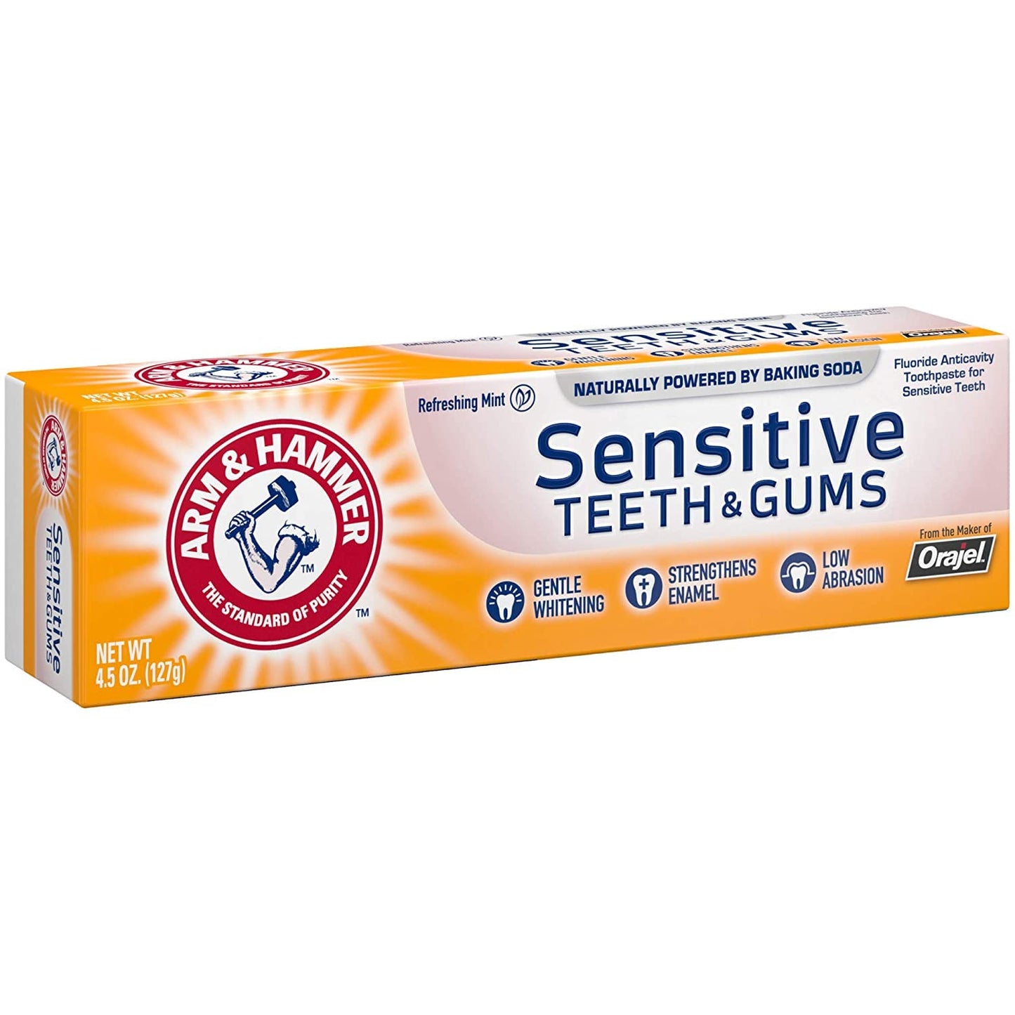 ARM & HAMMER Sensitive Teeth & Gums Toothpaste 4.5 oz โ Pack of 10
