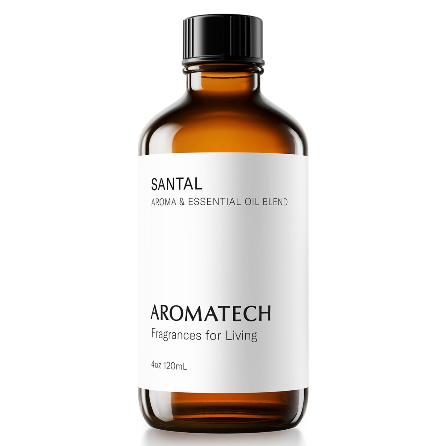 AromaTech Santal Essential Oil Blend โ Amber, Vanilla, Cedar & Sandalwood | 4 oz