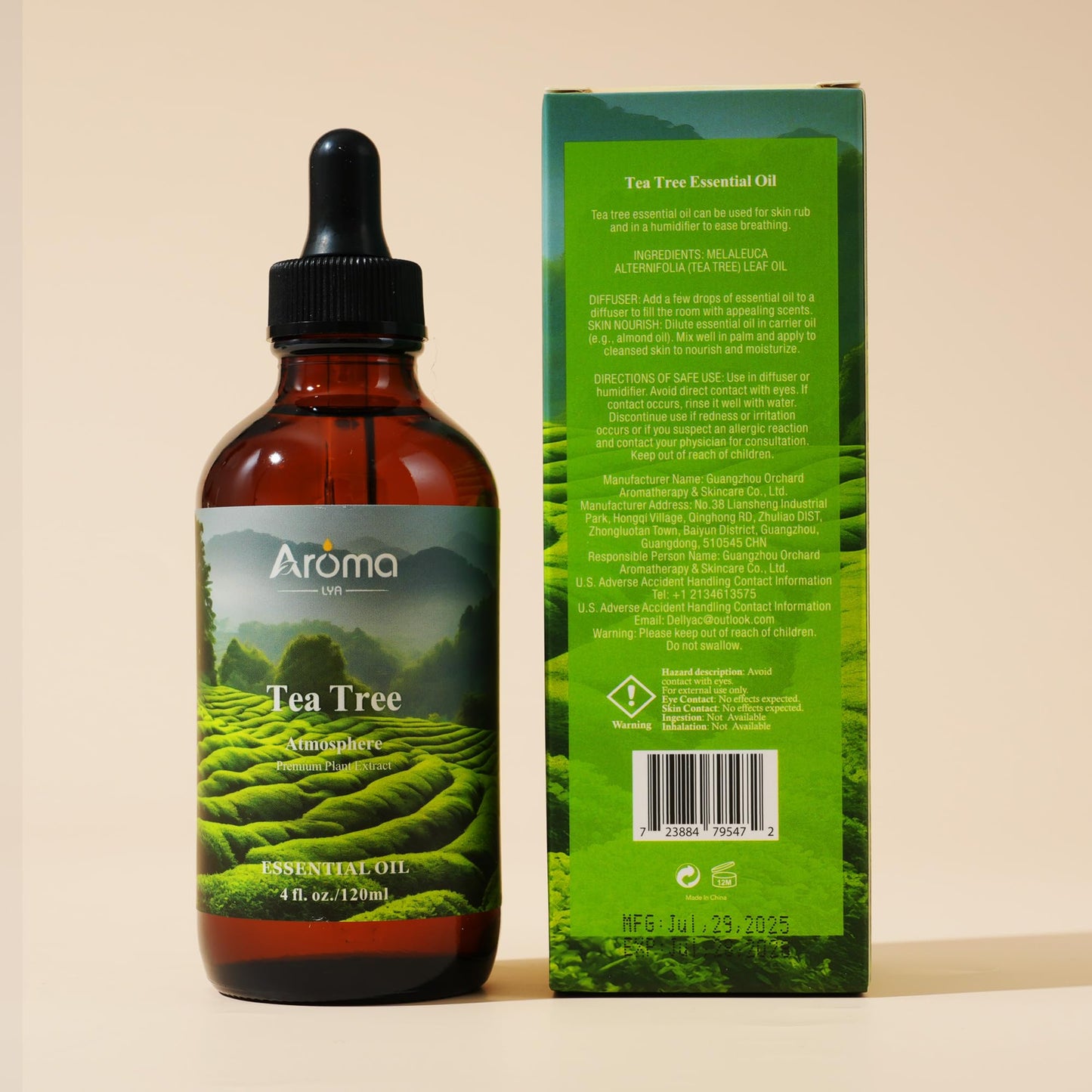 AromaLYA Tea Tree Oil โ 4 Oz in Premium Gift Box | 100% Pure Essential Oil