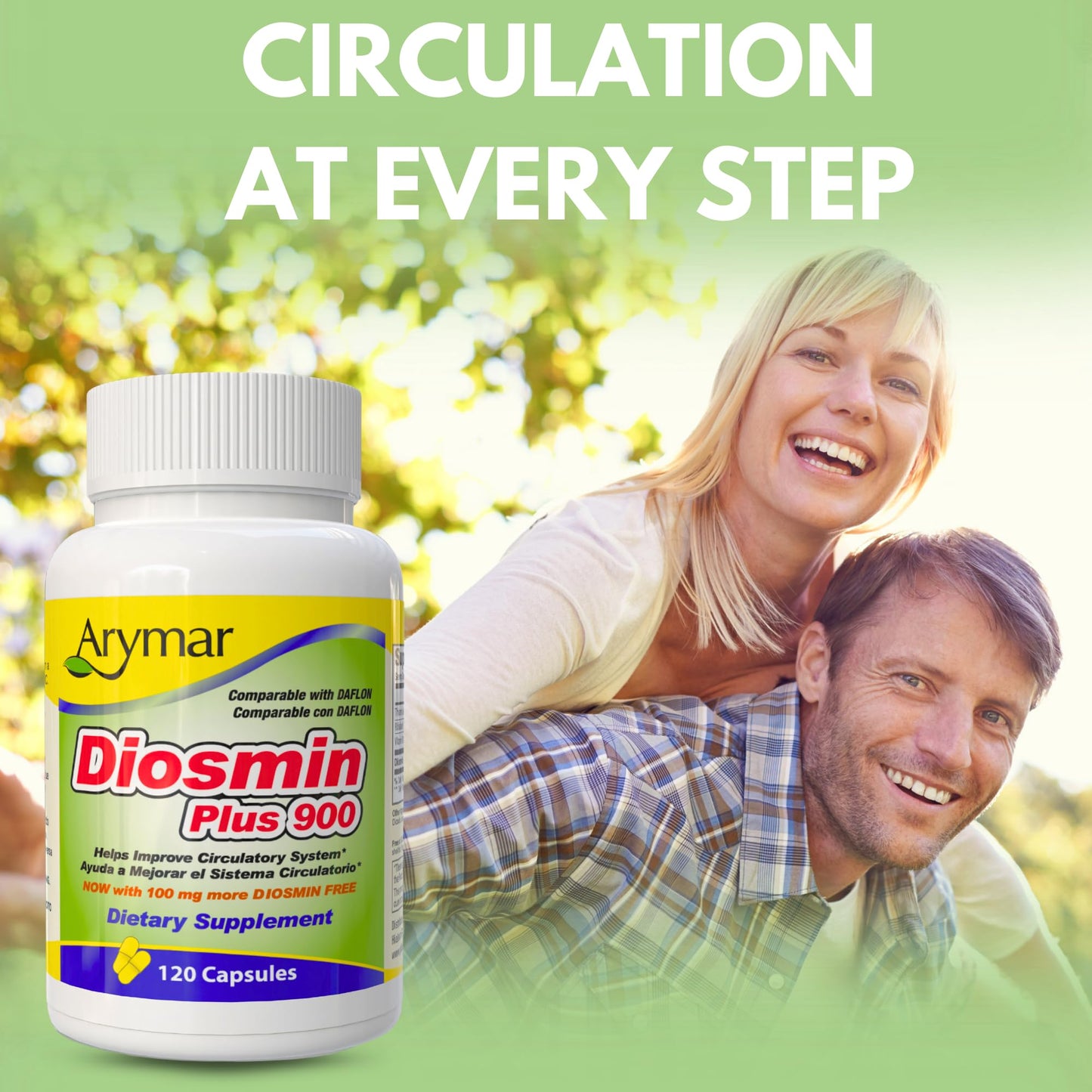 Arymar Diosmin Plus 900 โ Circulatory System Support | 60 Capsules