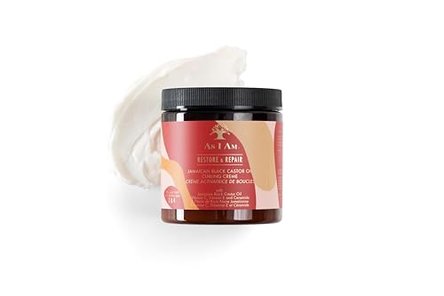 AS I AM Jamaican Black Castor Oil Curling Creme โ Hair Styling, Sulfate Free