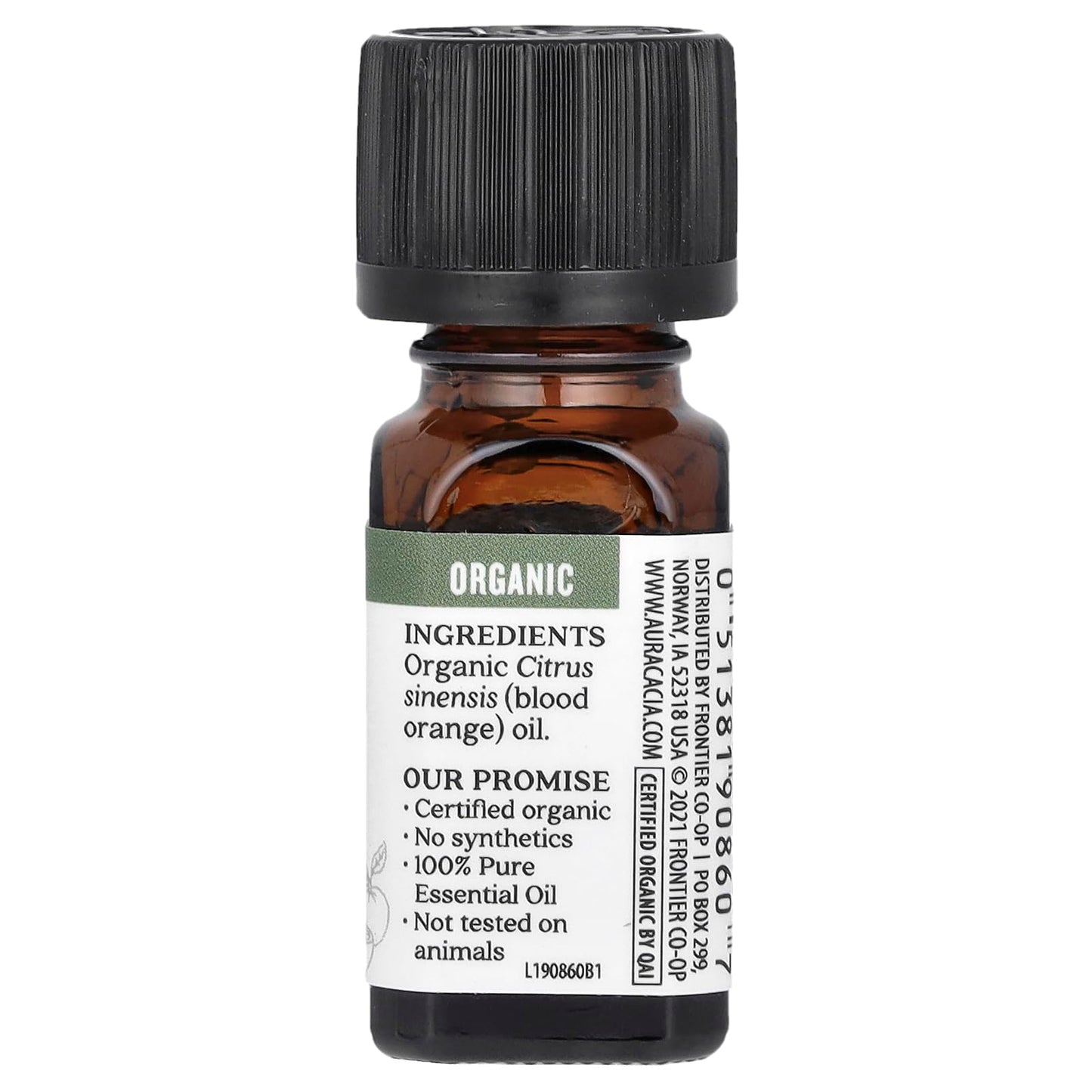 Aura Cacia Organic Blood Orange Essential Oil 0.25 oz โ Cold-Pressed from Italian Blood Oranges
